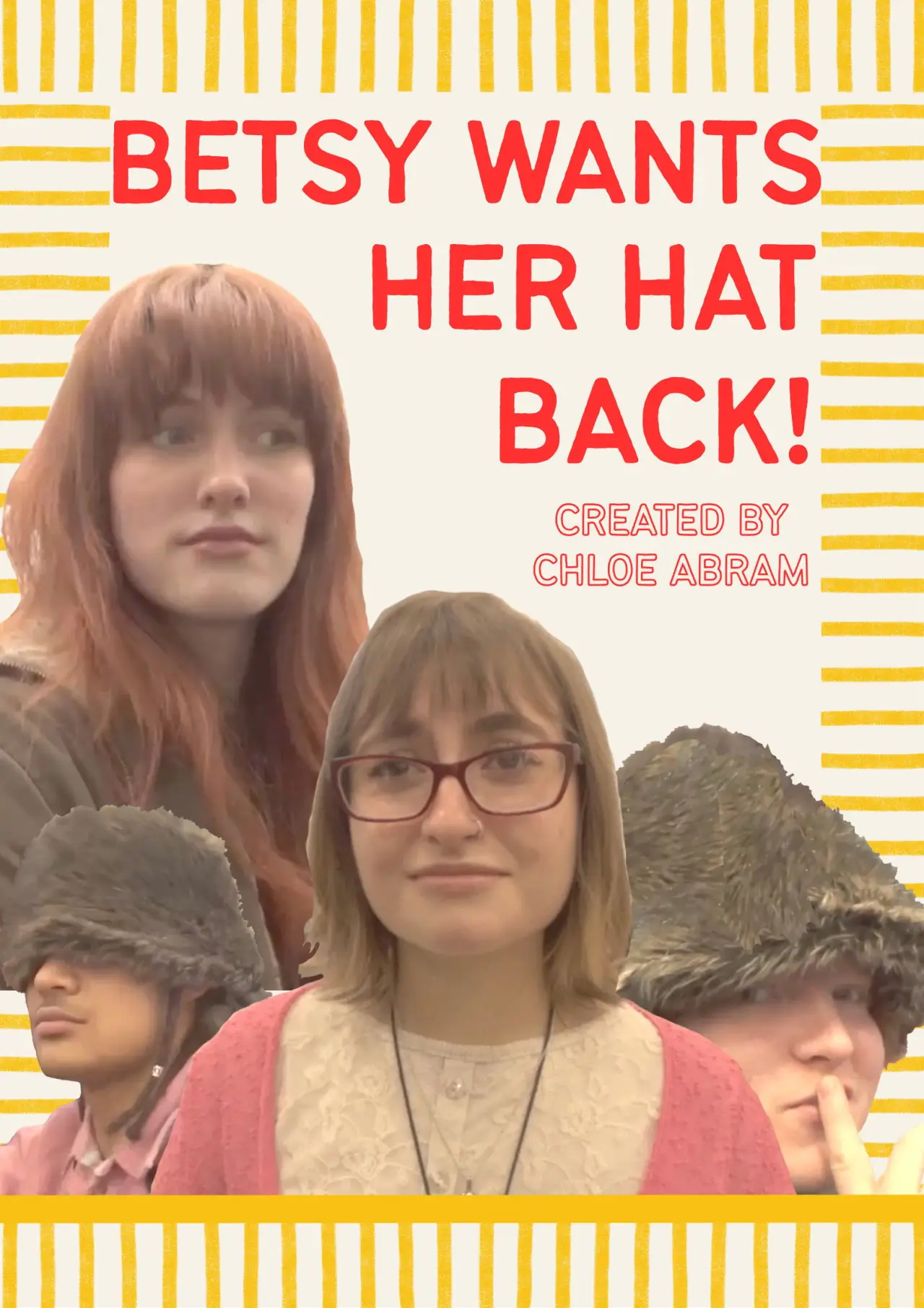 Movie poster "Betsy wants her hat back"