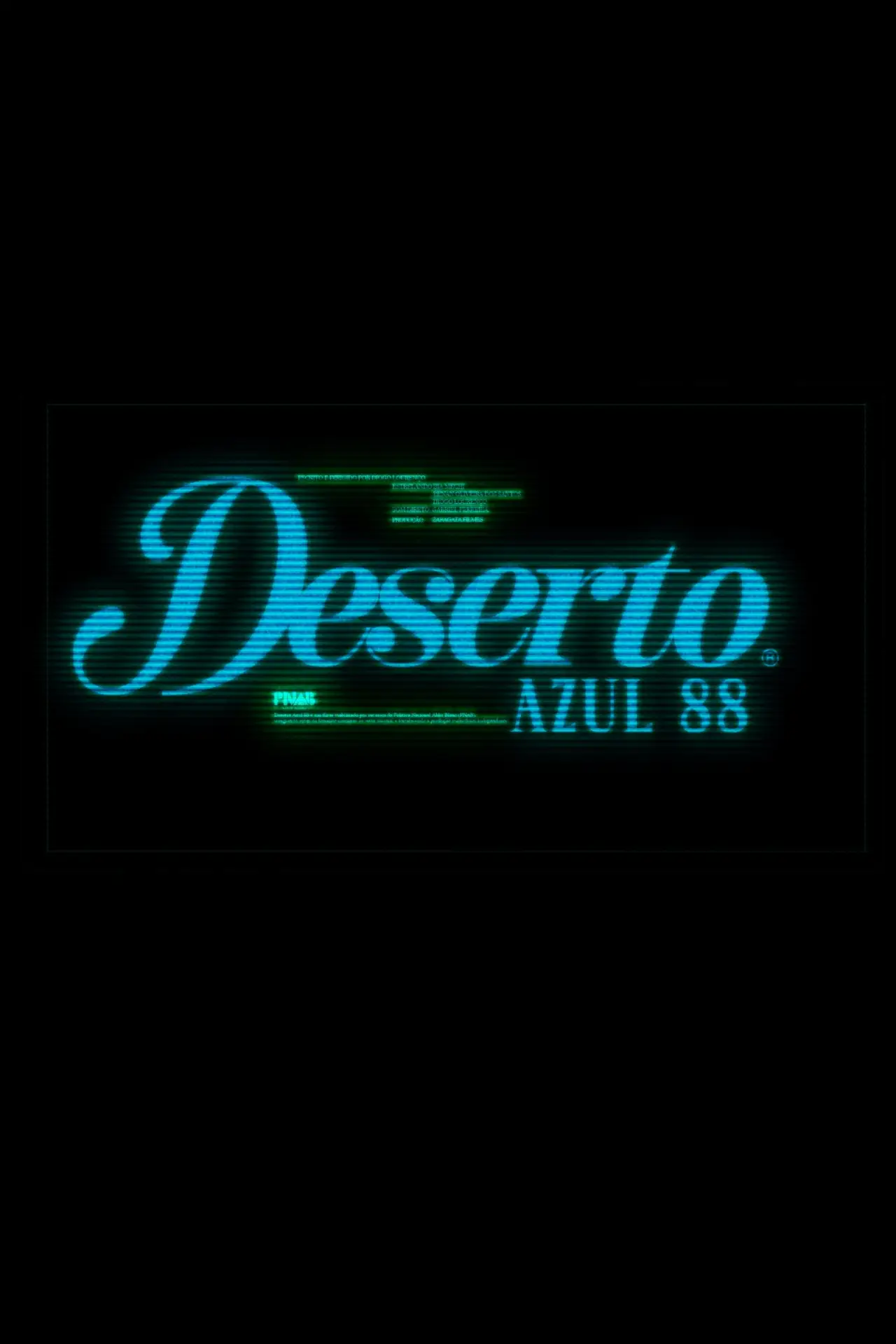 Movie poster "Deserto Azul 88"