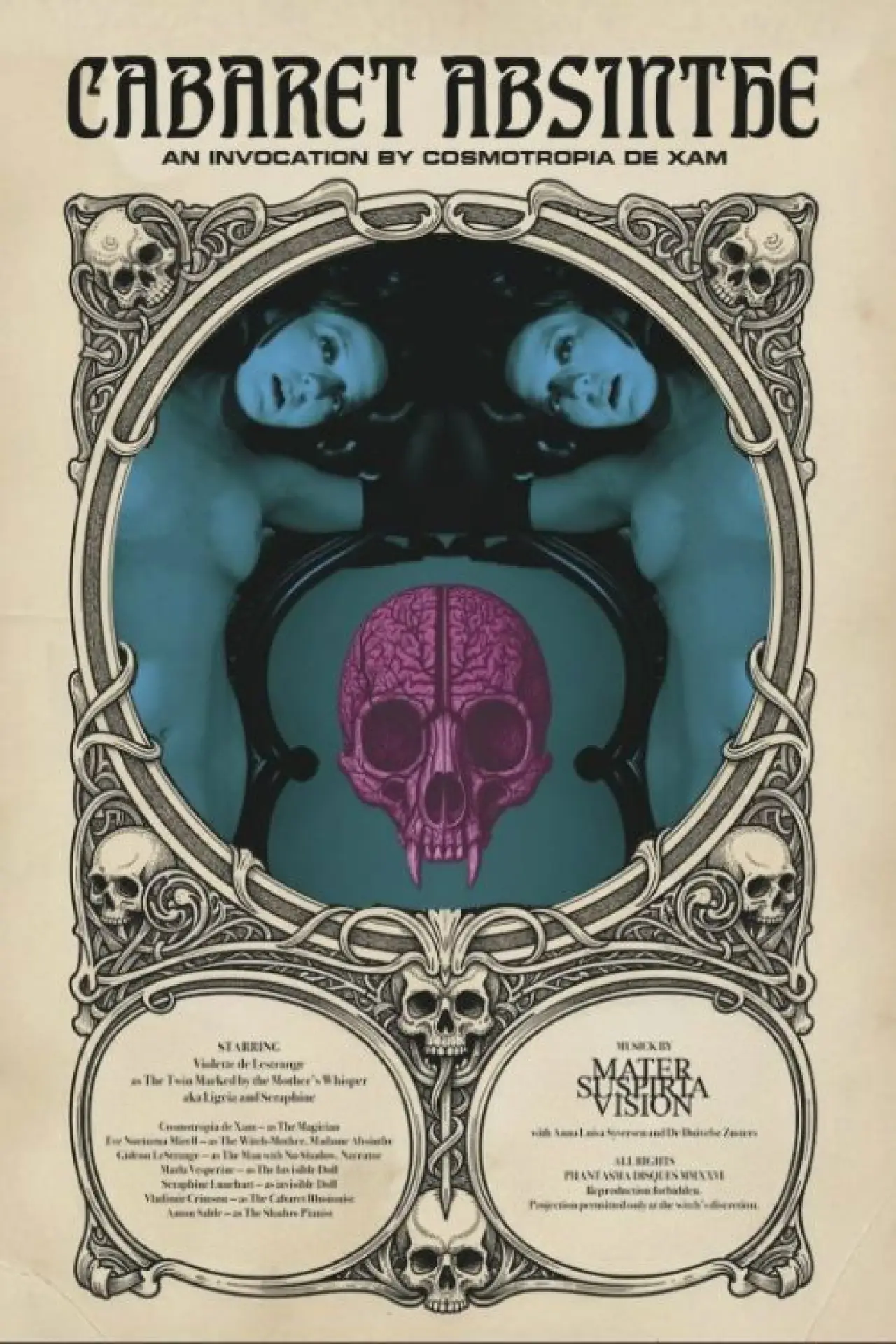 Movie poster "Cabaret Absinthe"