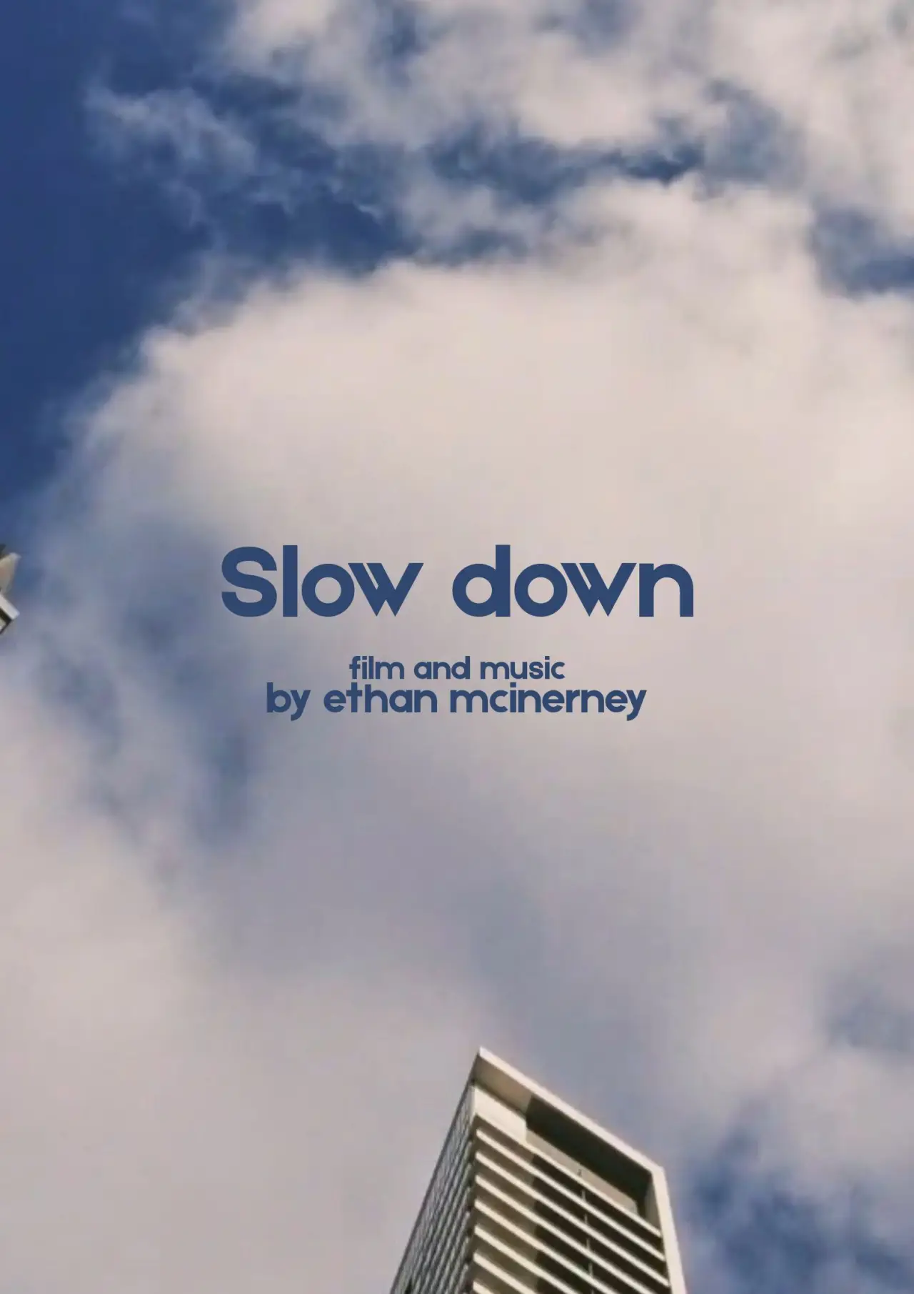 Movie poster "Slow Down"