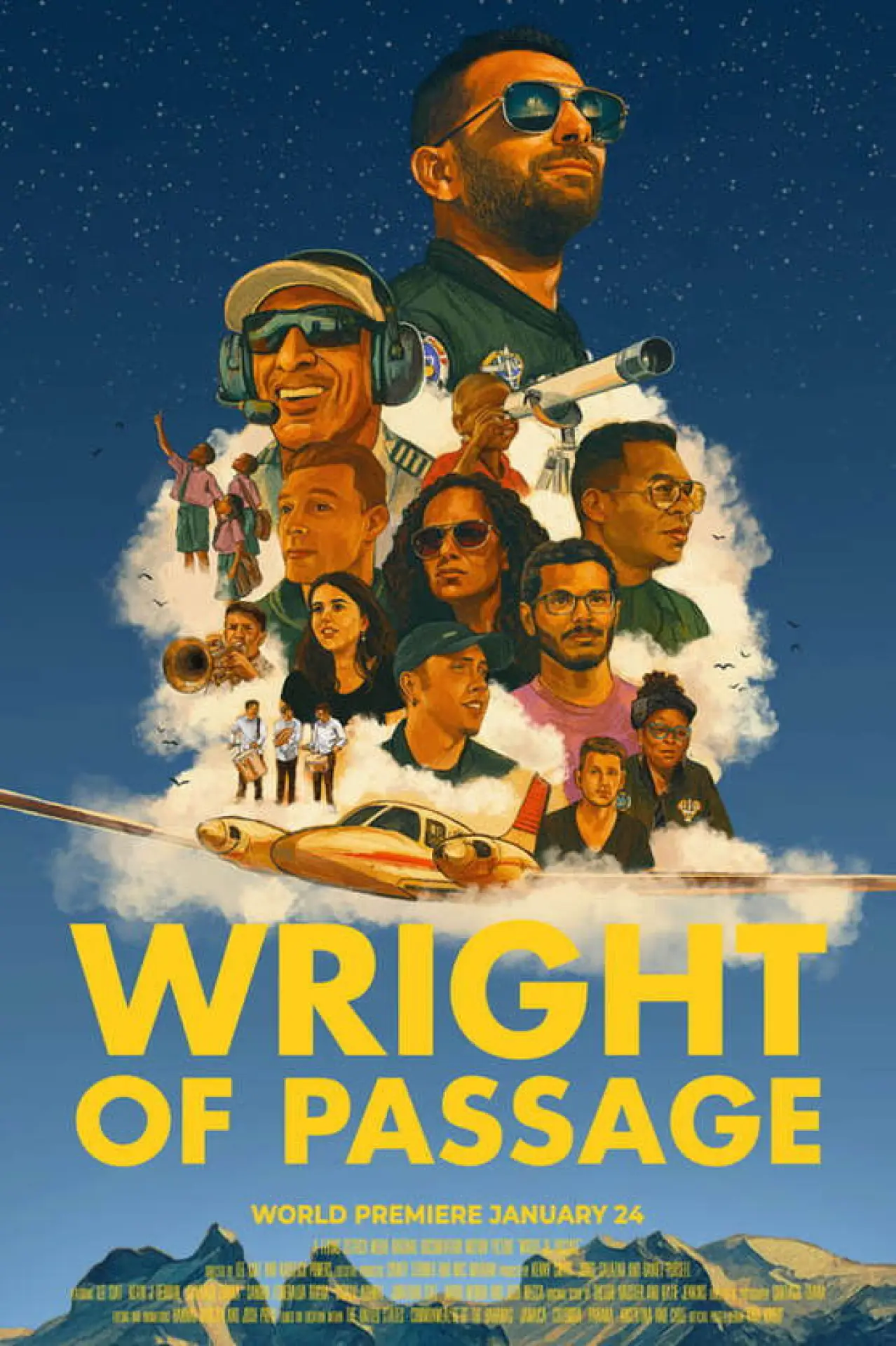 Movie poster "Wright of Passage"