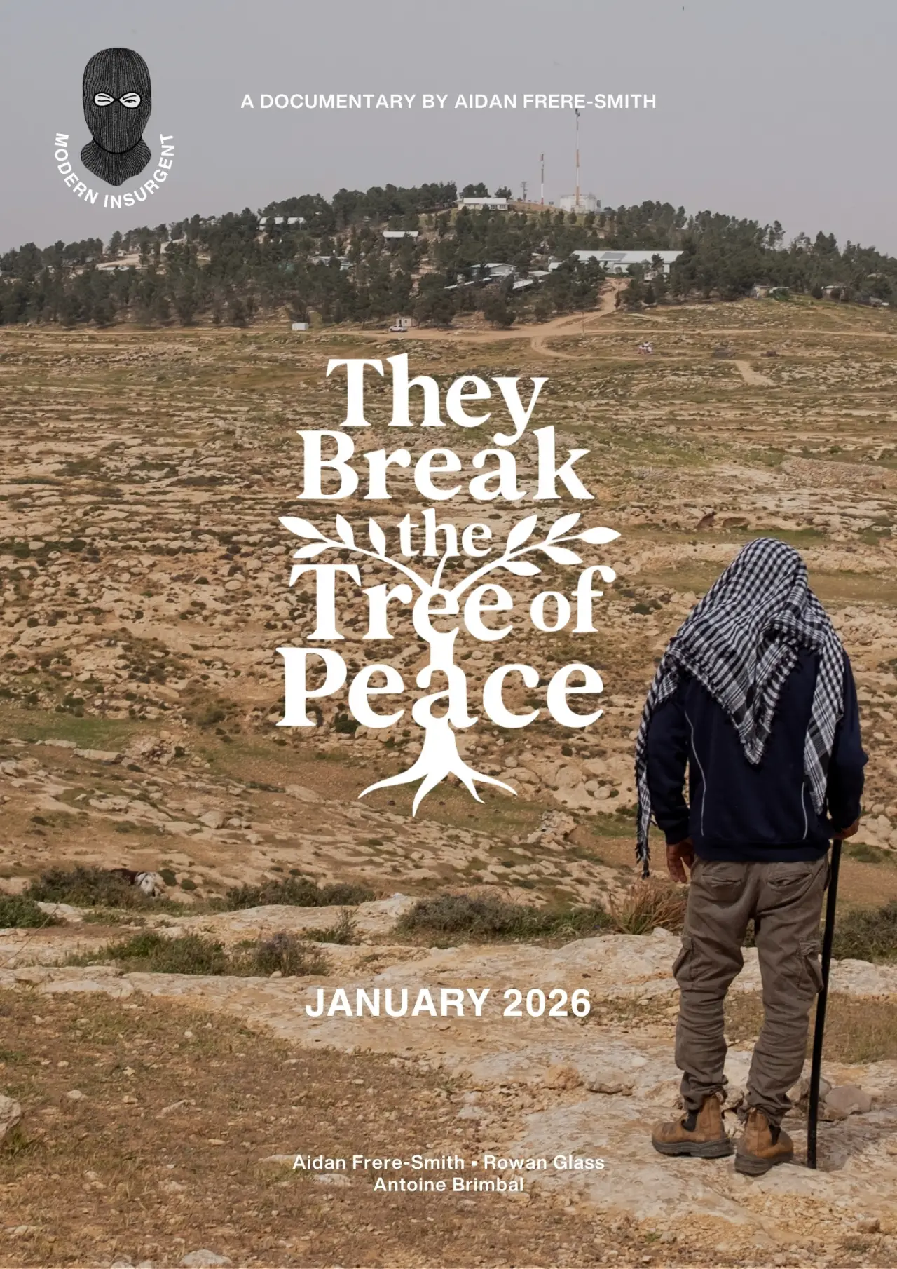 Movie poster "They Break the Tree of Peace"
