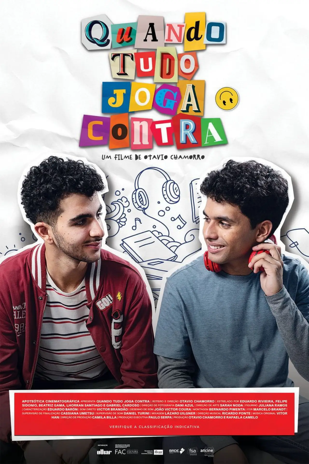 Movie poster "Quando tudo joga contra"