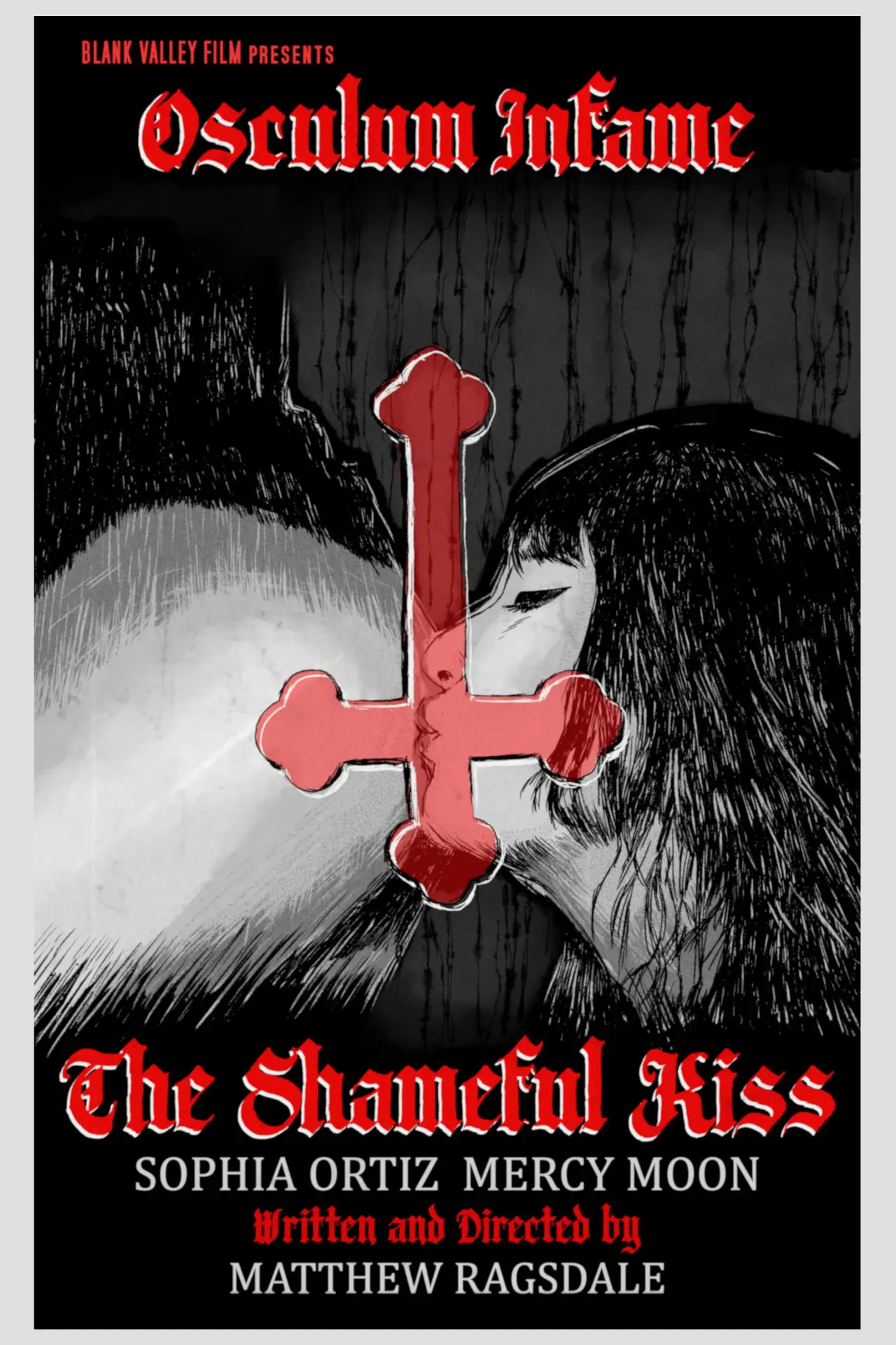Movie poster "Osculum Infame: The Shameful Kiss"