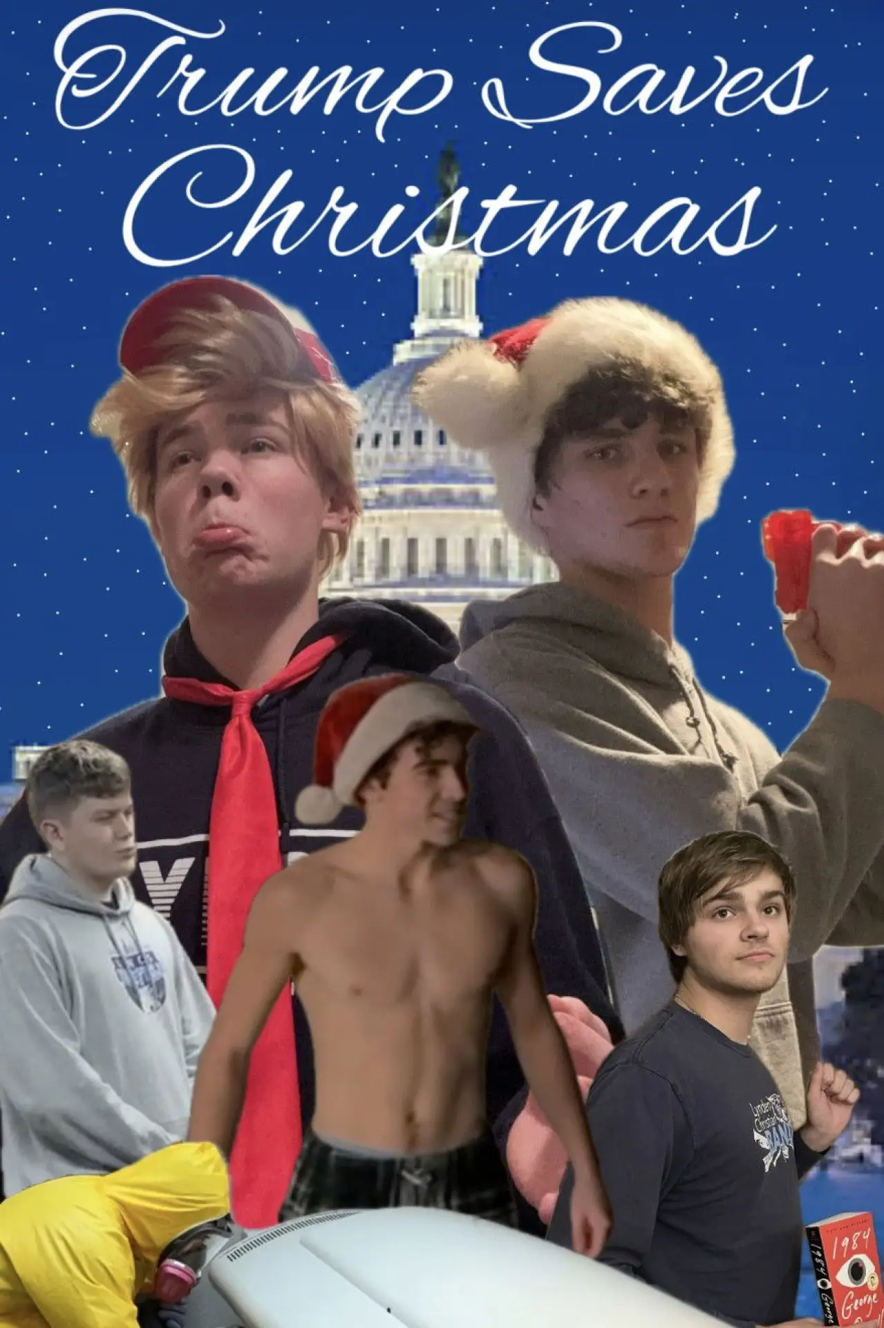 Movie poster "Trump Saves Christmas"