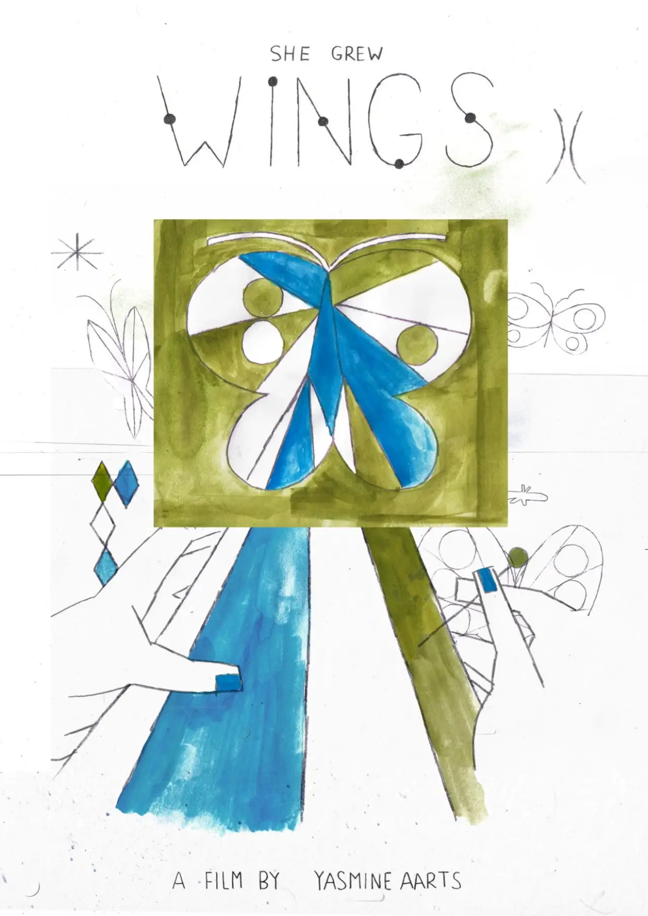 Movie poster "She Grew Wings"