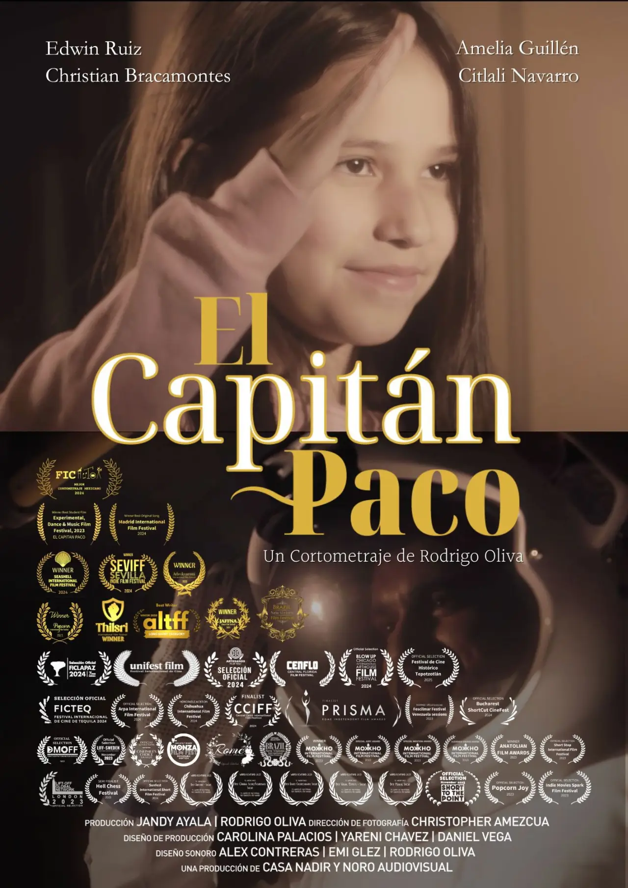 Movie poster "El Capitán Paco"