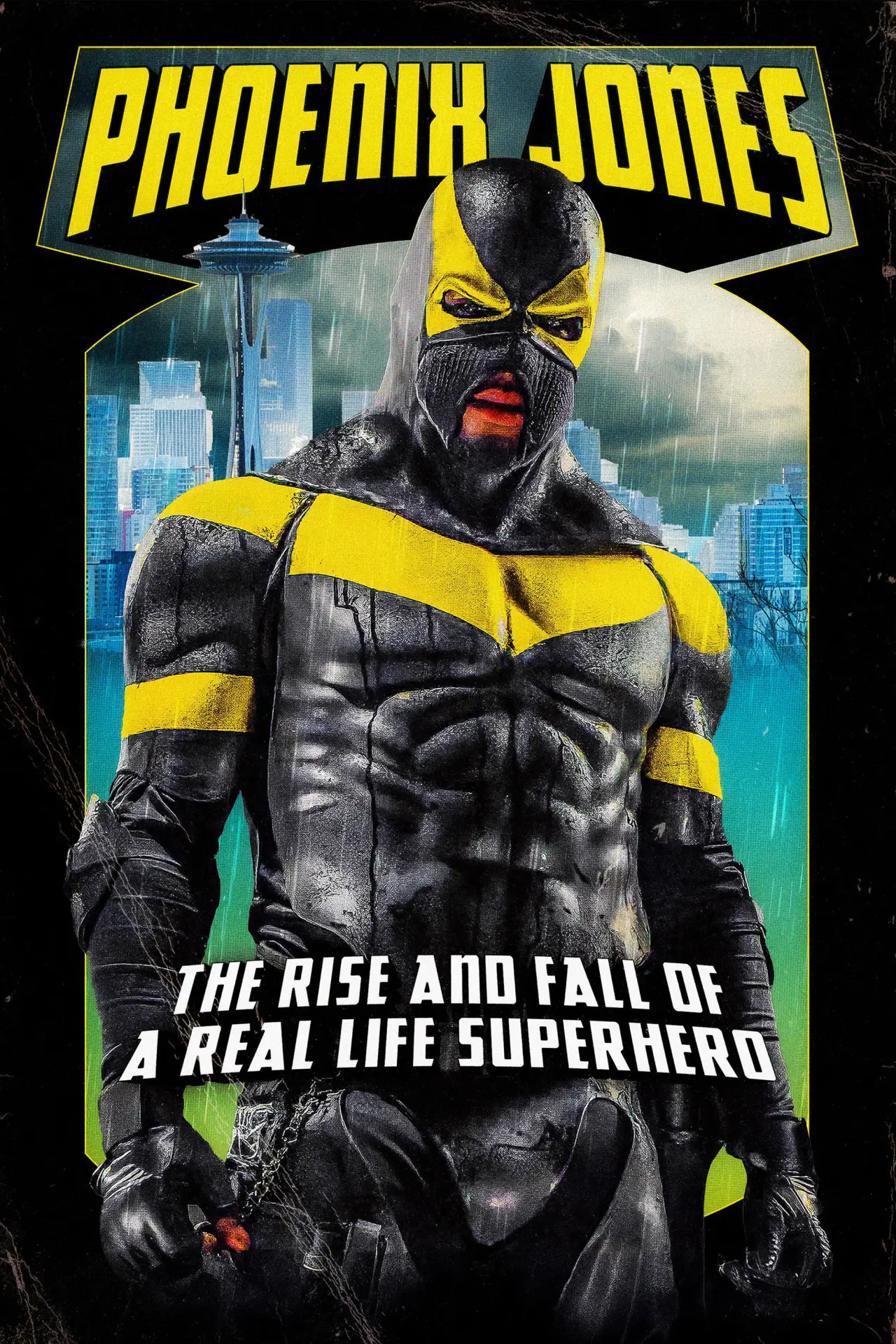 Movie poster "Phoenix Jones: The Rise and Fall of a Real Life Superhero"