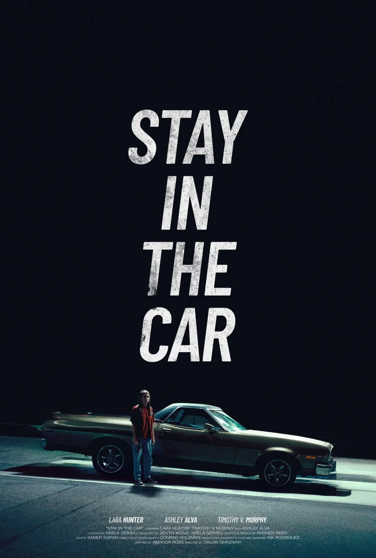 Movie poster "Stay in the car"