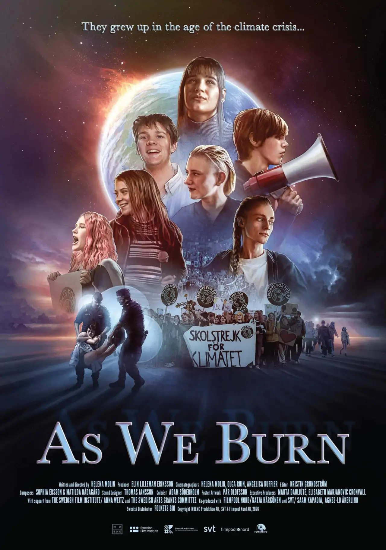 Movie poster "As We Burn"