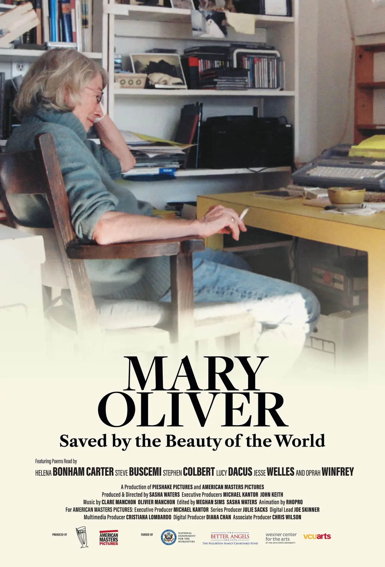 Movie poster "Mary Oliver: Saved by the Beauty of the World"