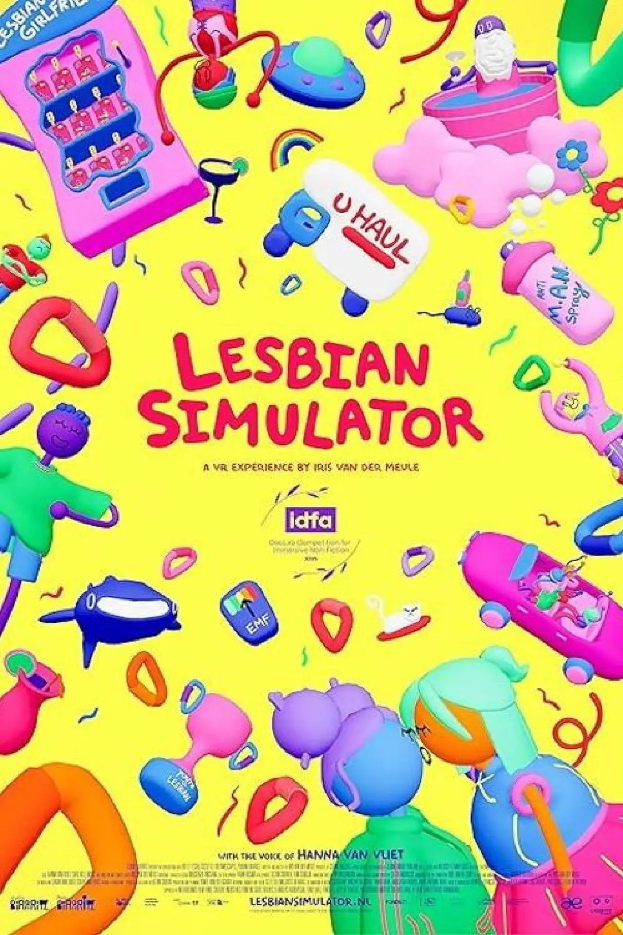 Movie poster "Lesbian Simulator"