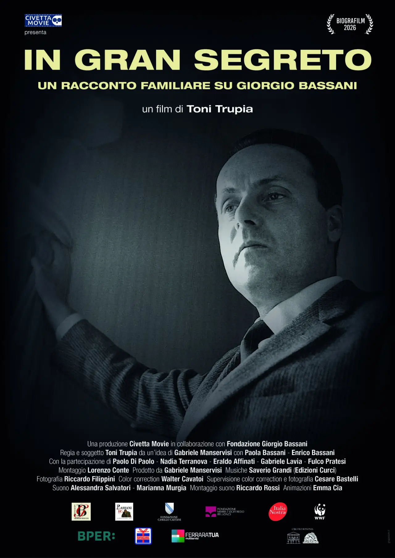 Movie poster "In Gran Segreto: Un Racconto Familiare su Giorgio Bassani"