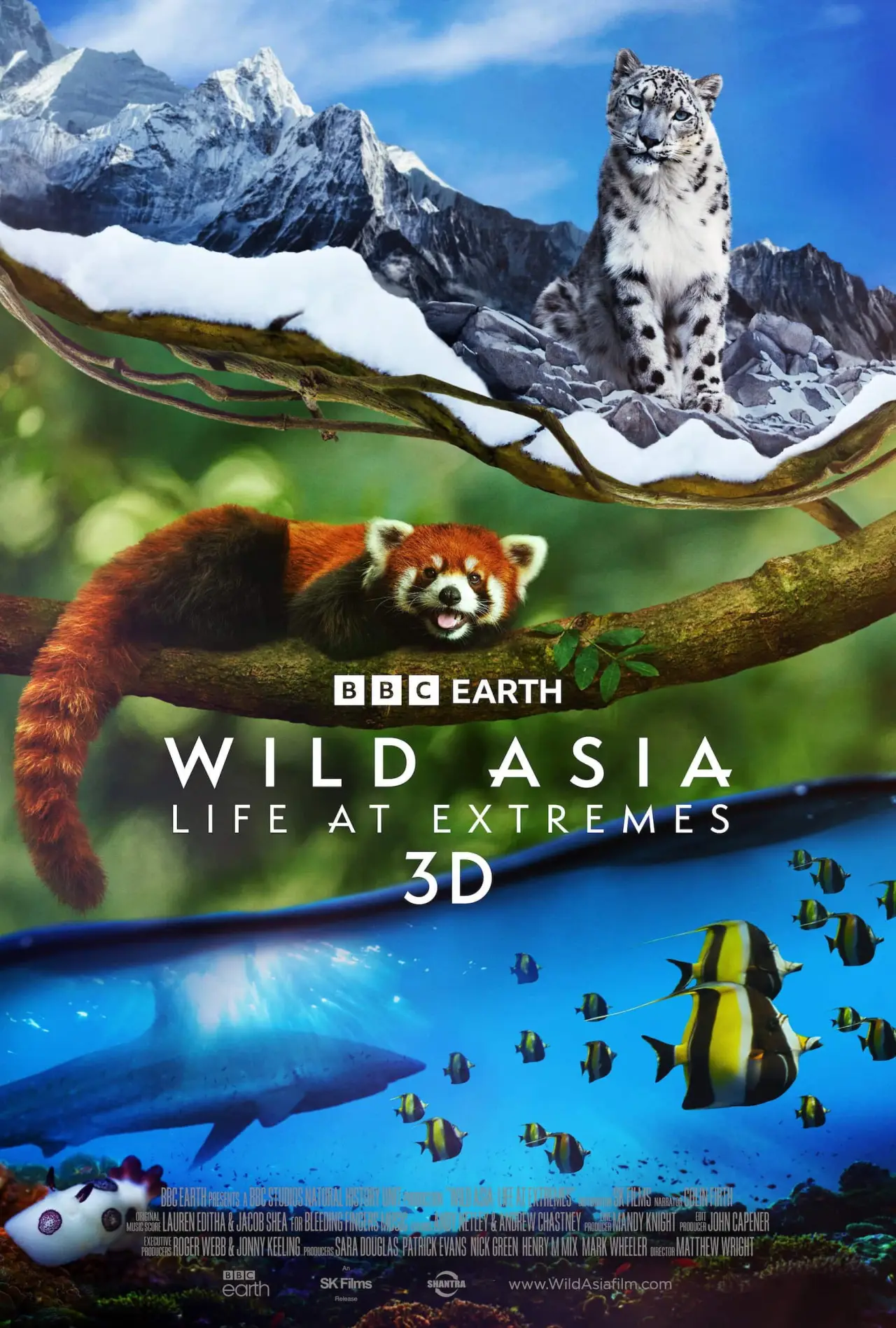 Movie poster "Wild Asia: Life at Extremes"