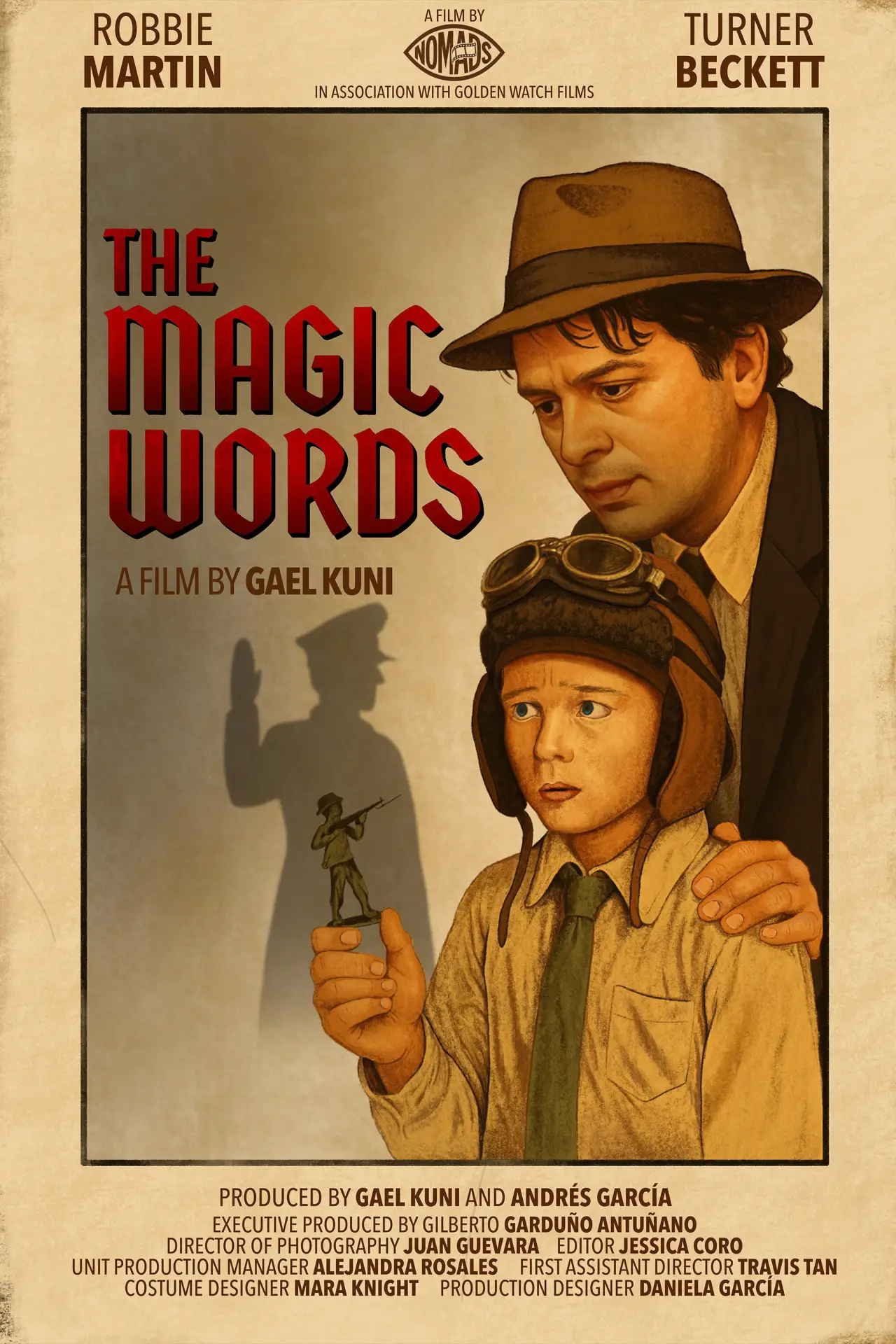 Movie poster "The Magic Words"