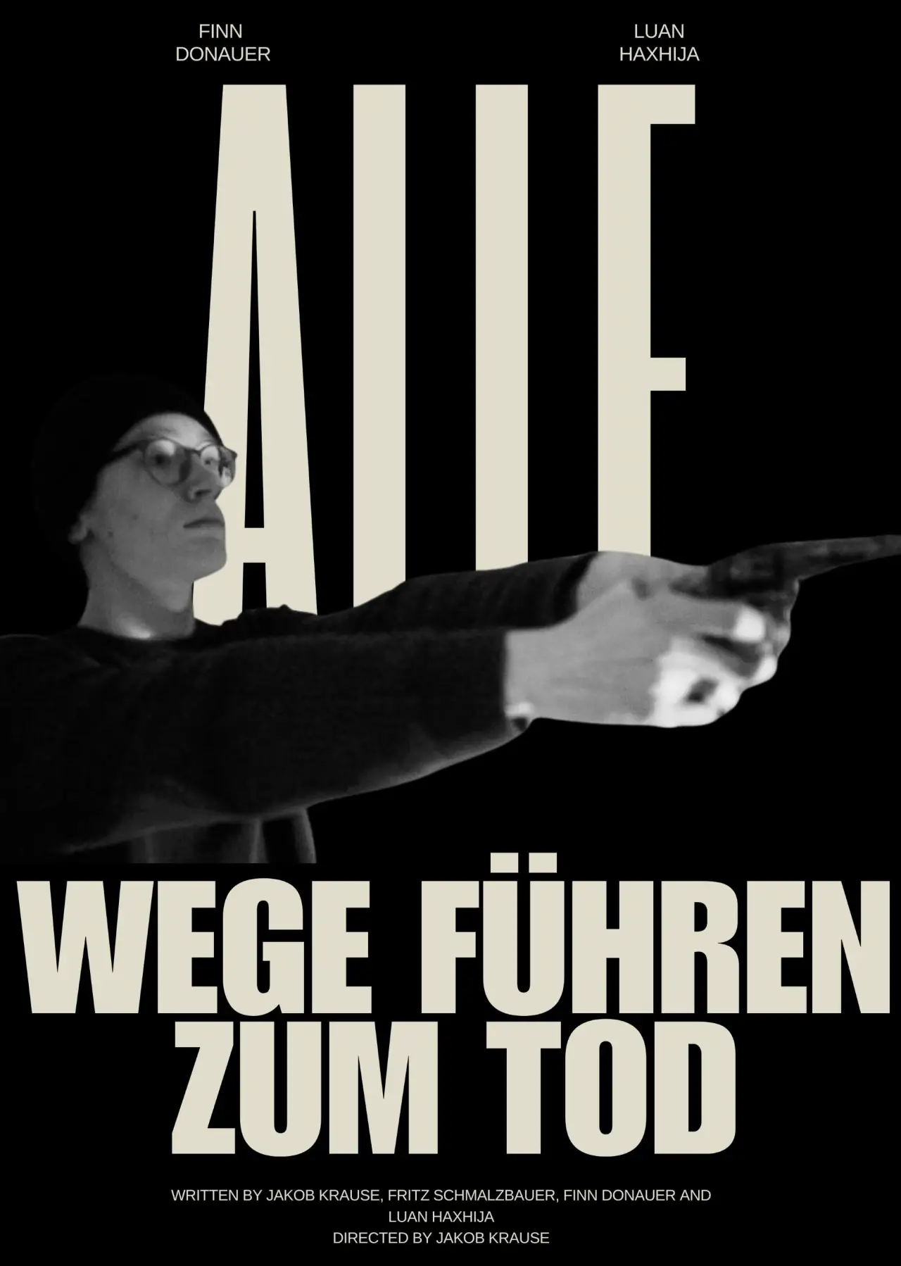 Movie poster "All Paths Lead To Death"