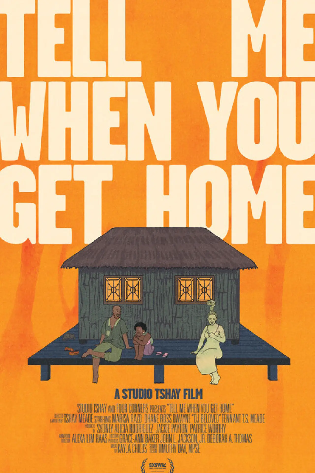 Movie poster "Tell Me When You Get Home"