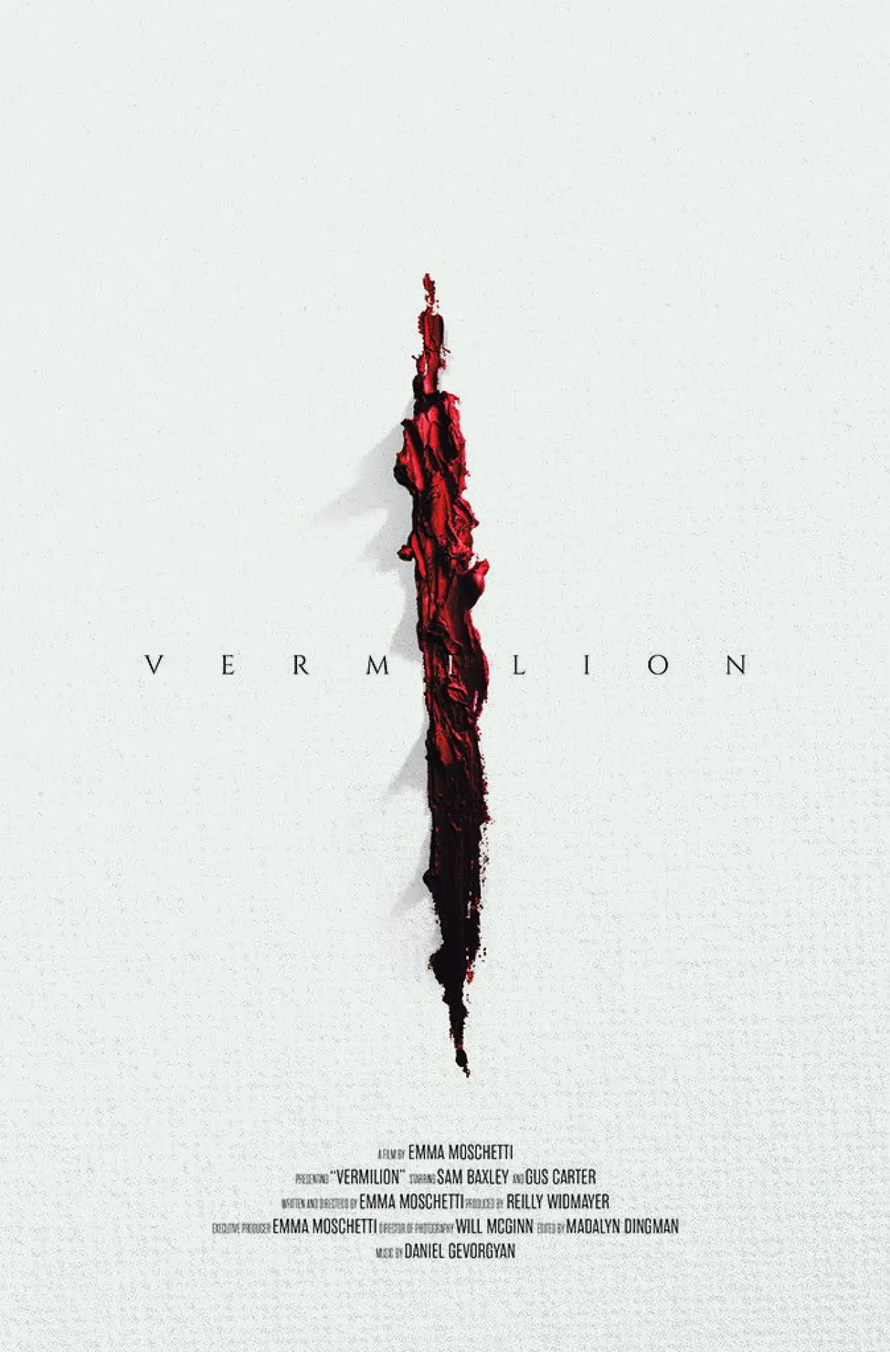 Movie poster "Vermilion"