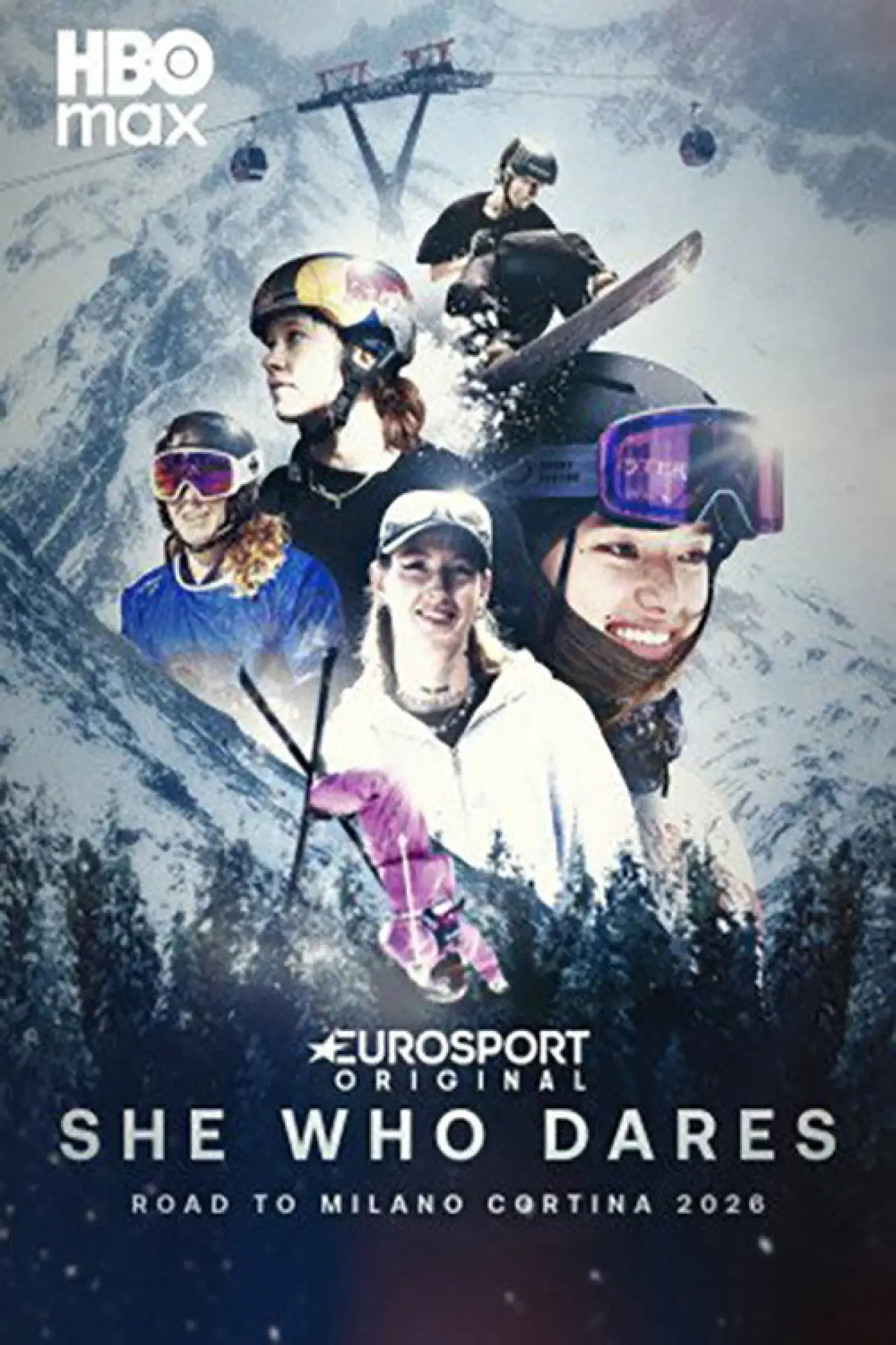 Movie poster "She Who Dares: Road to Milano Cortina 2026"