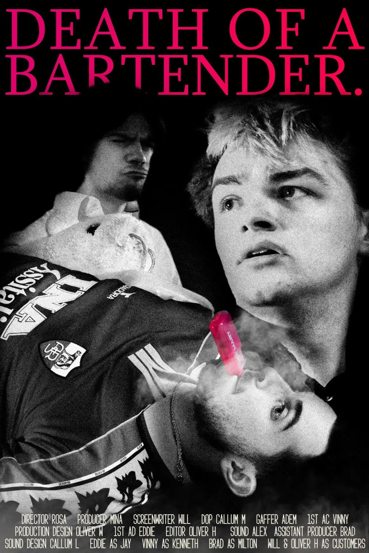 Movie poster "Death of a Bartender"