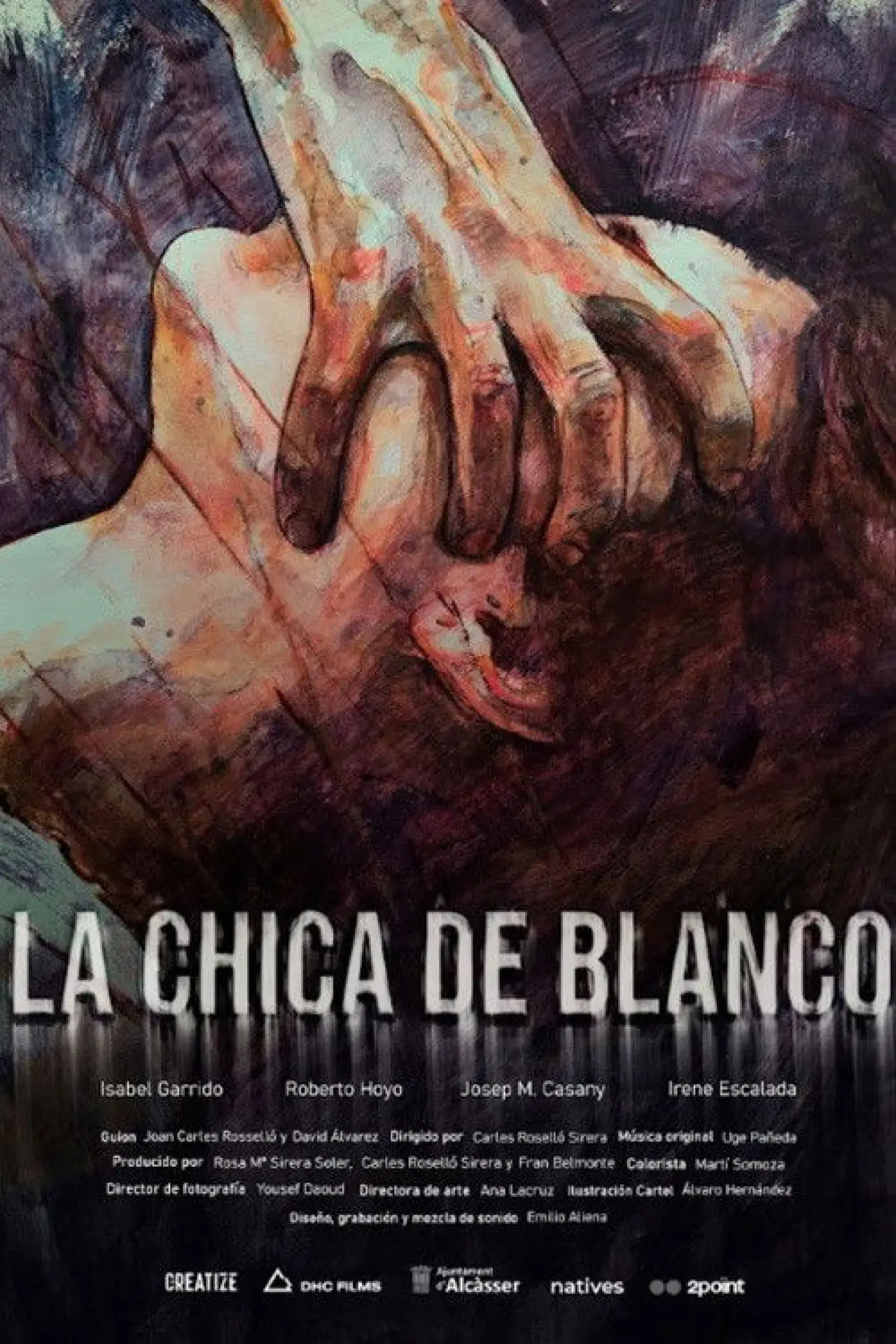Movie poster "La chica de blanco"