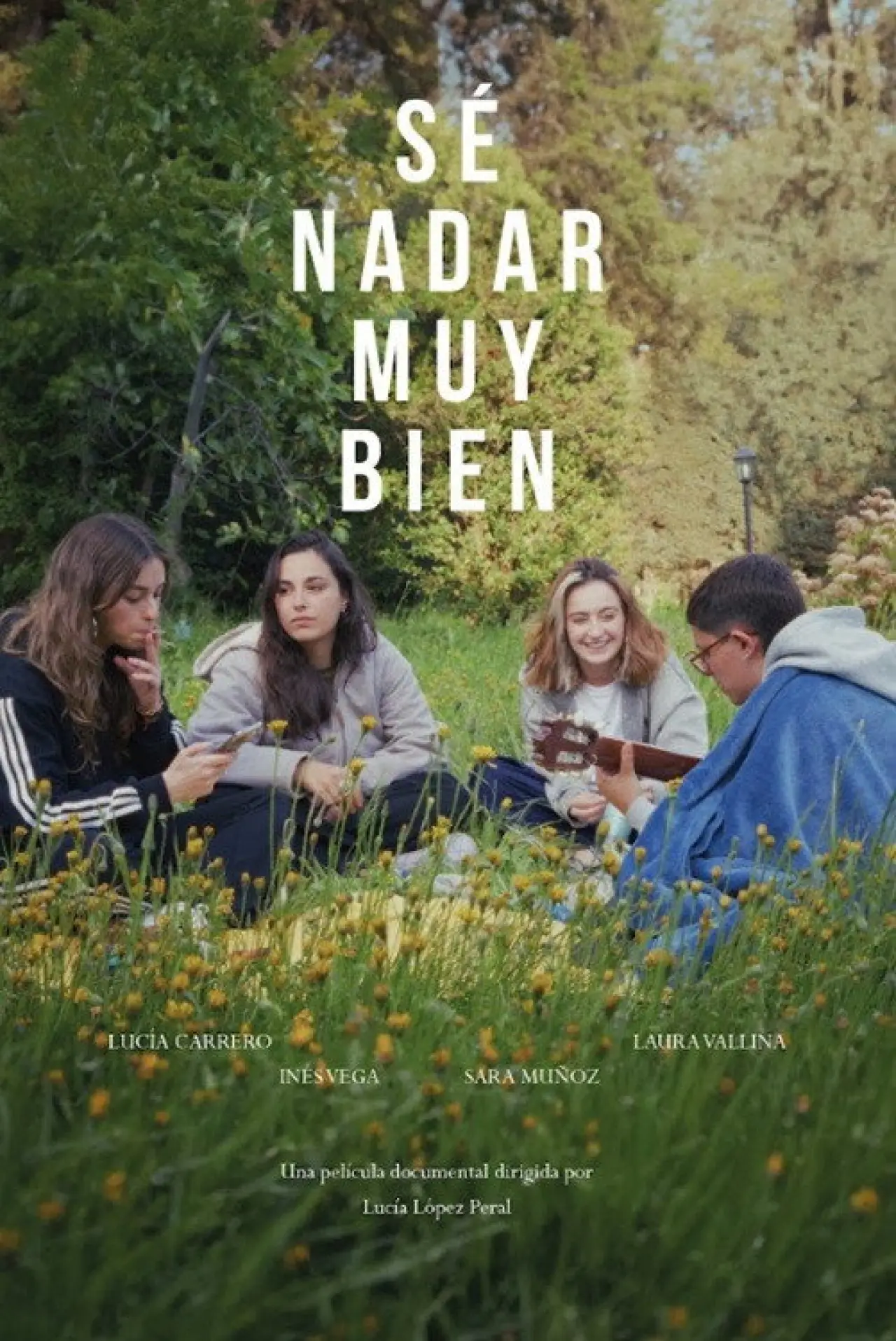 Movie poster "Sé nadar muy bien"
