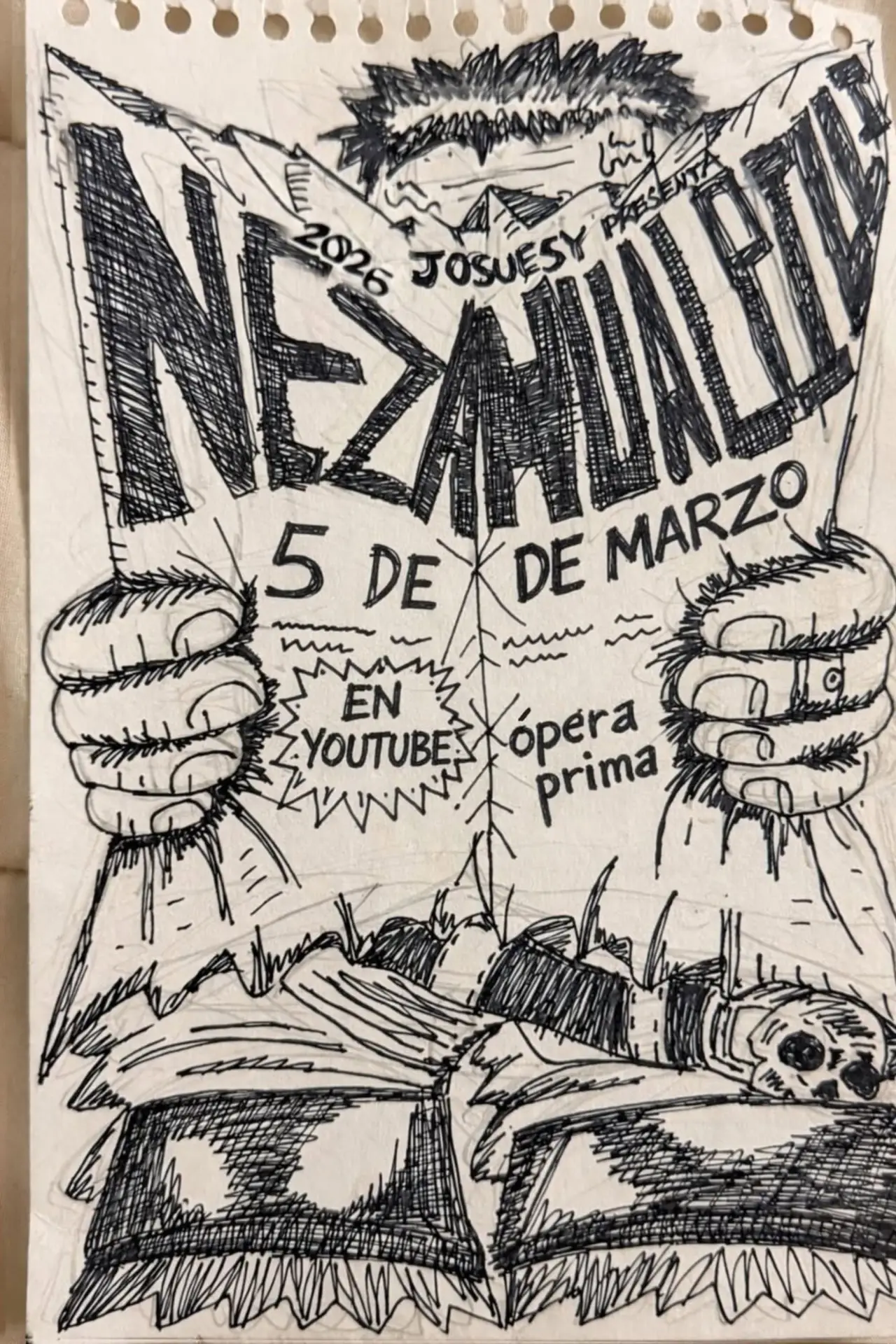 Movie poster "Nezahualpilli"