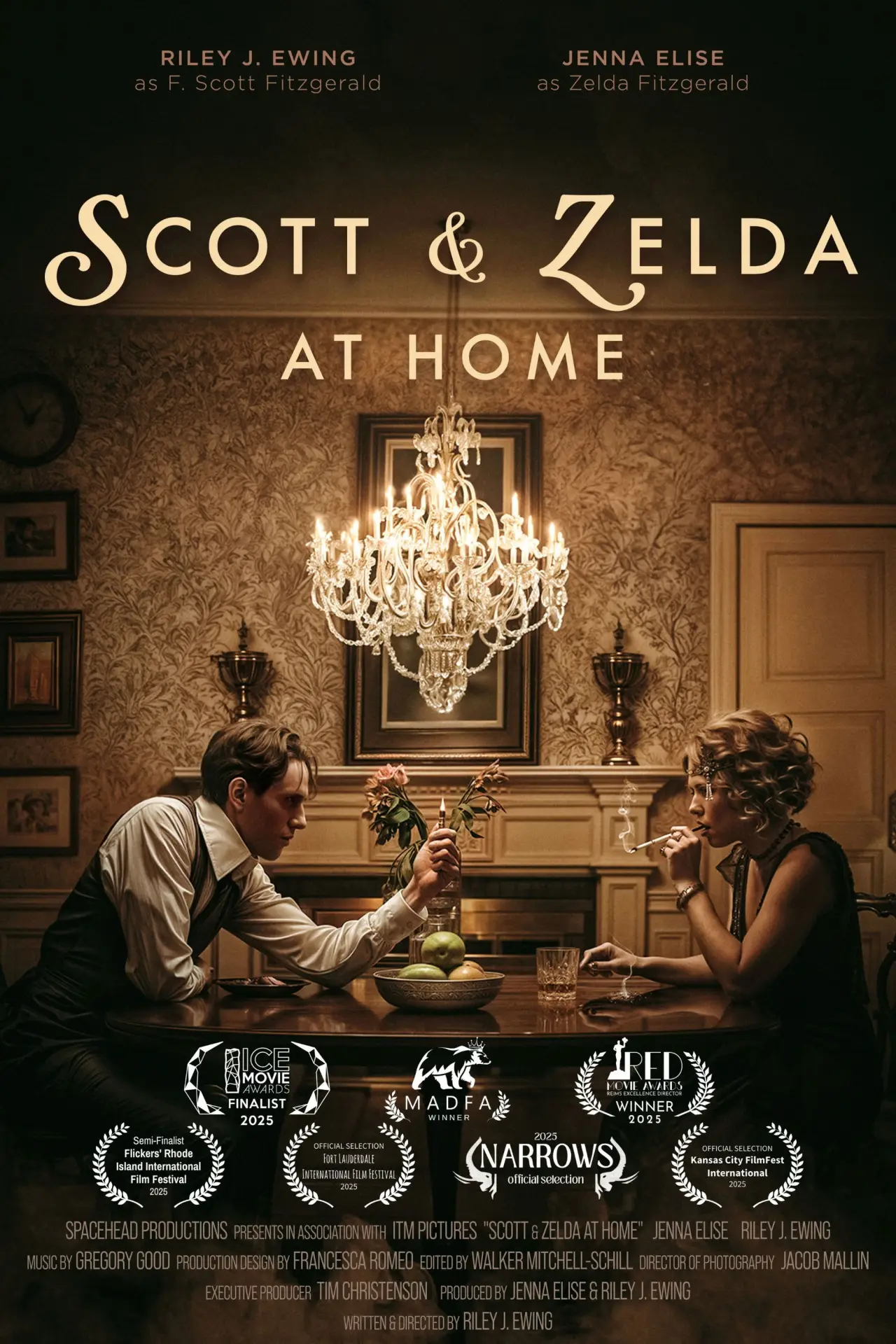 Movie poster "Scott & Zelda At Home"