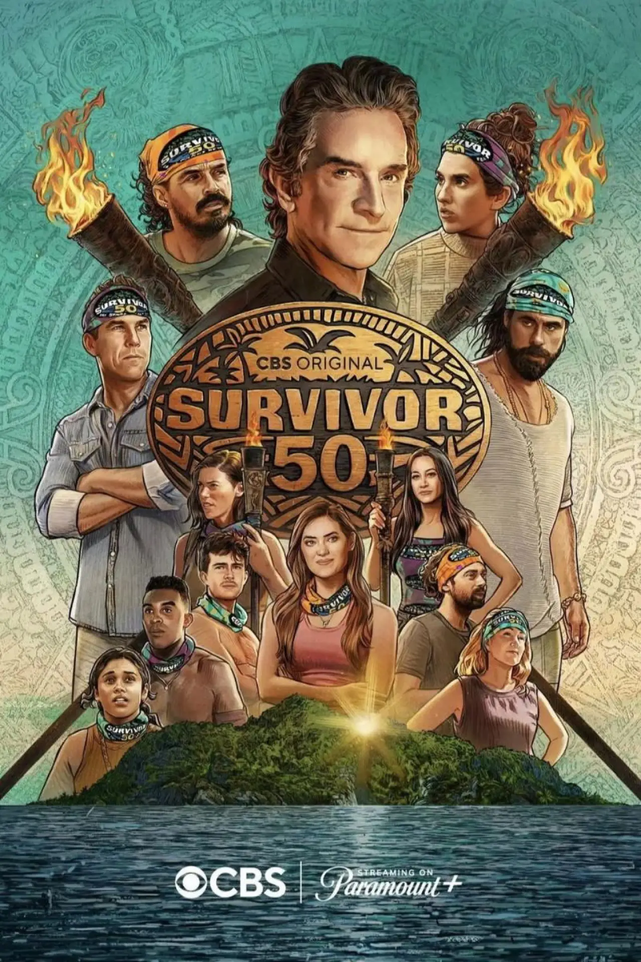 Movie poster "Survivor 50: Epic Party"