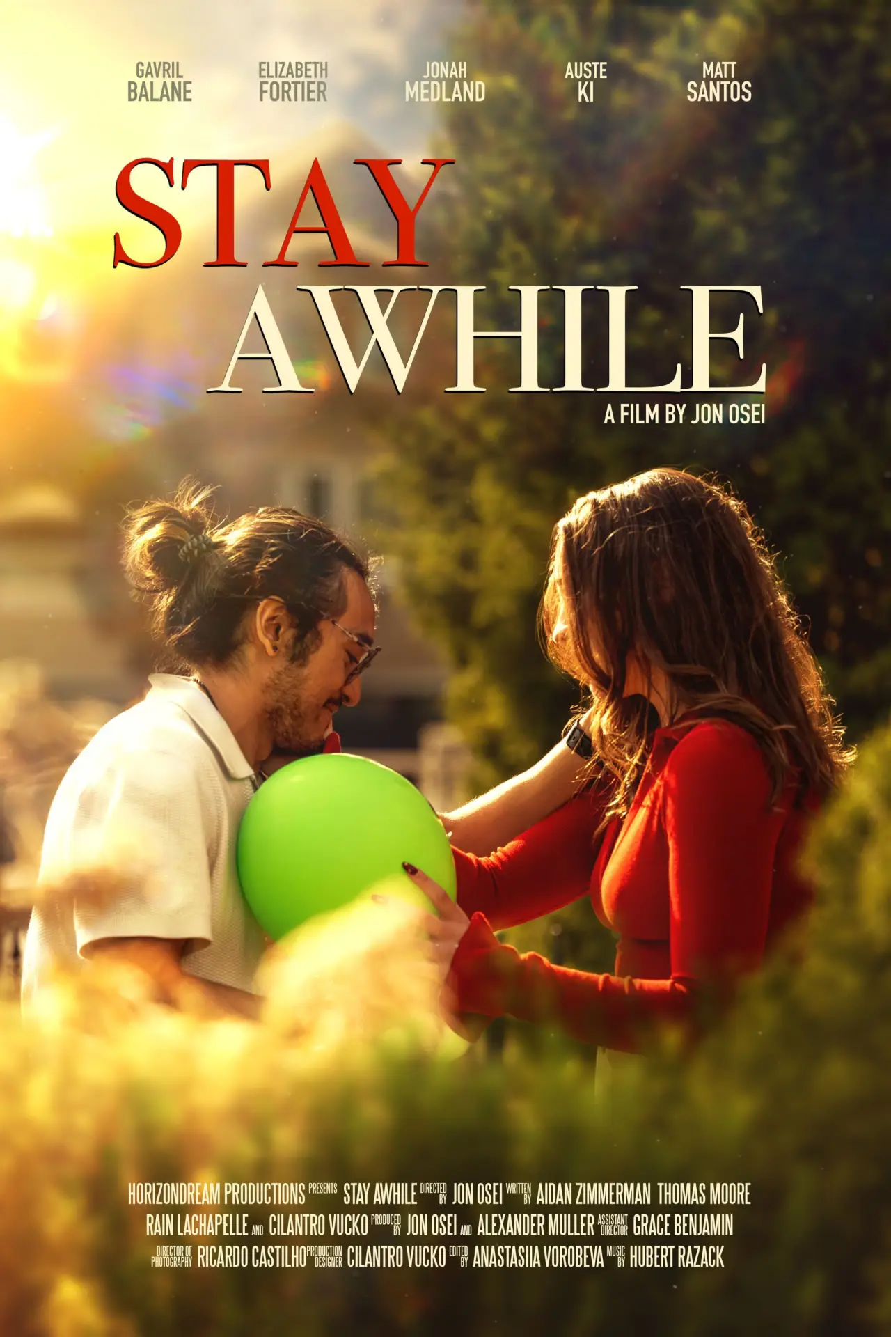 Movie poster "Stay Awhile"