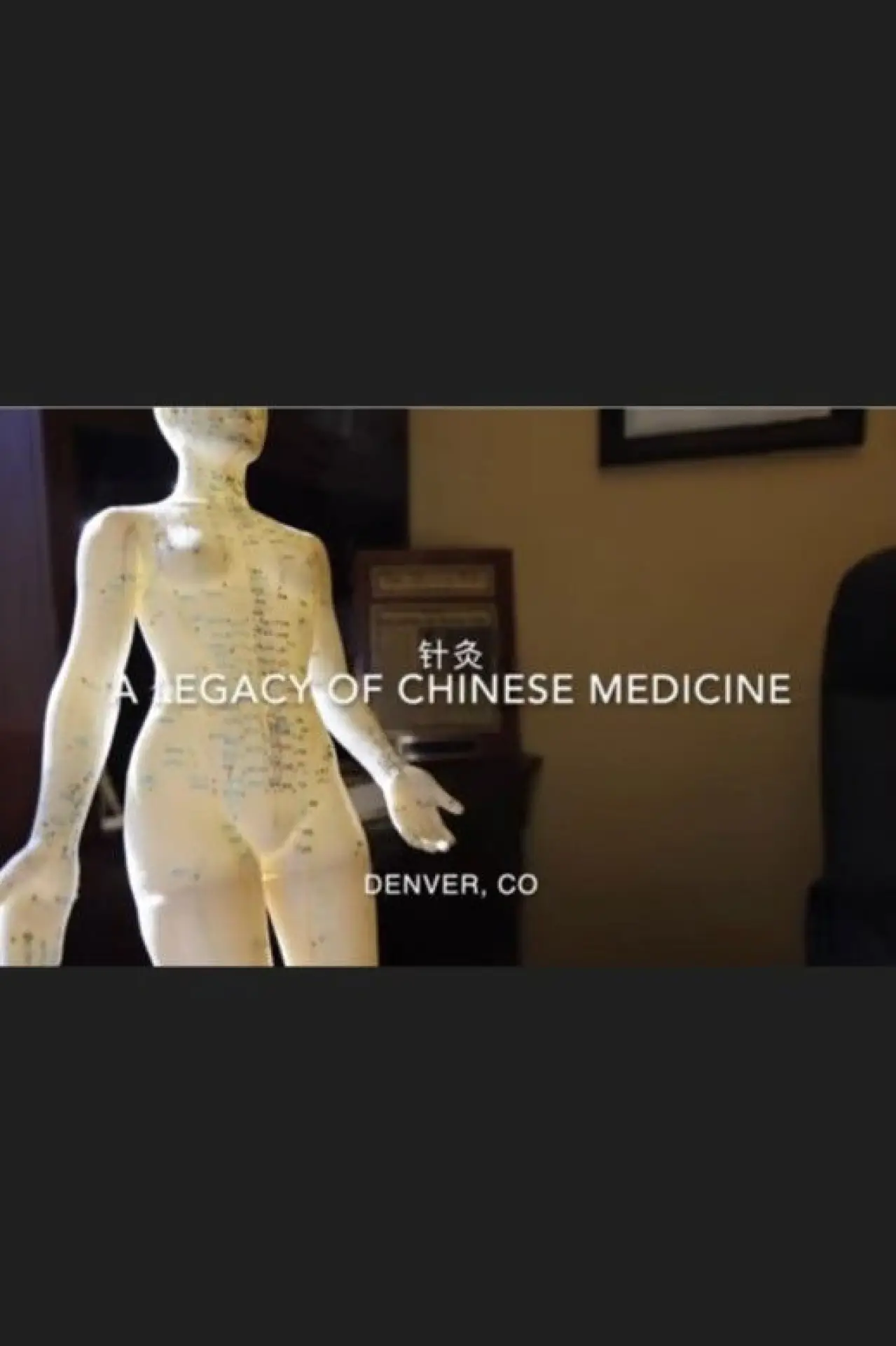 Movie poster "A Legacy of Chinese Medicine"