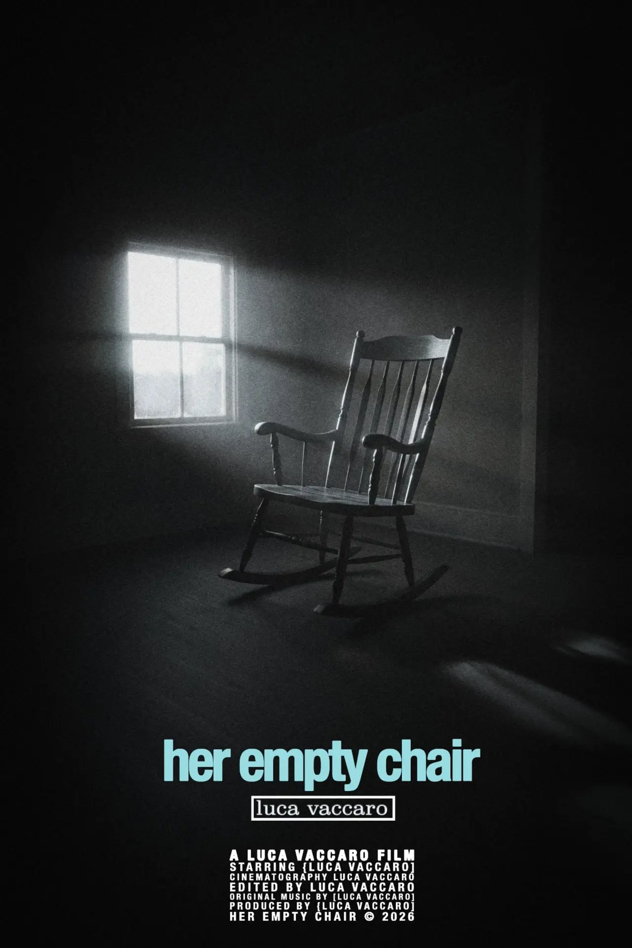 Movie poster "Her Empty Chair"
