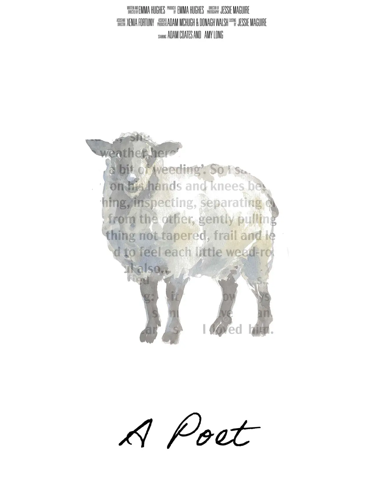 Movie poster "A Poet"