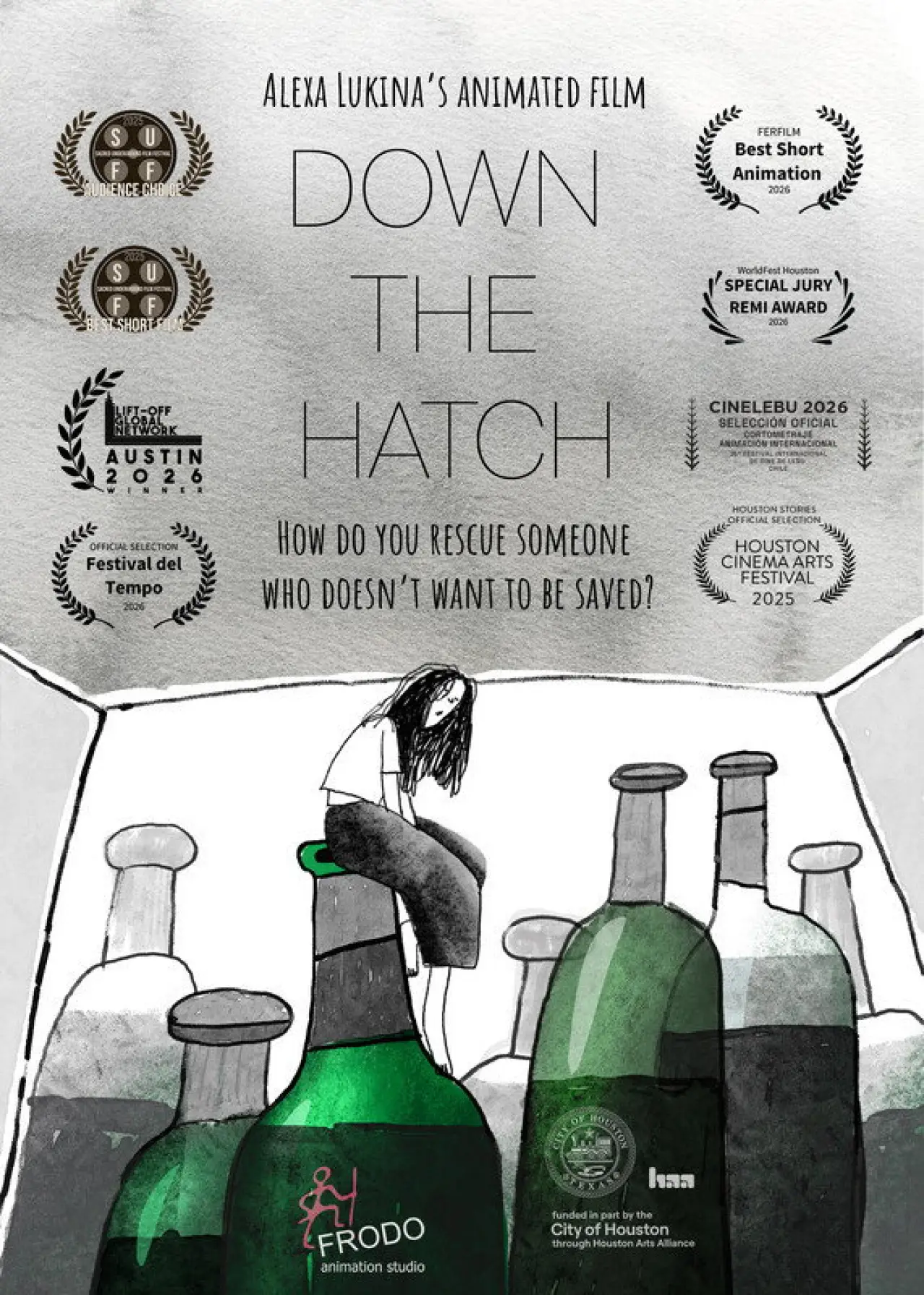 Movie poster "До дна"