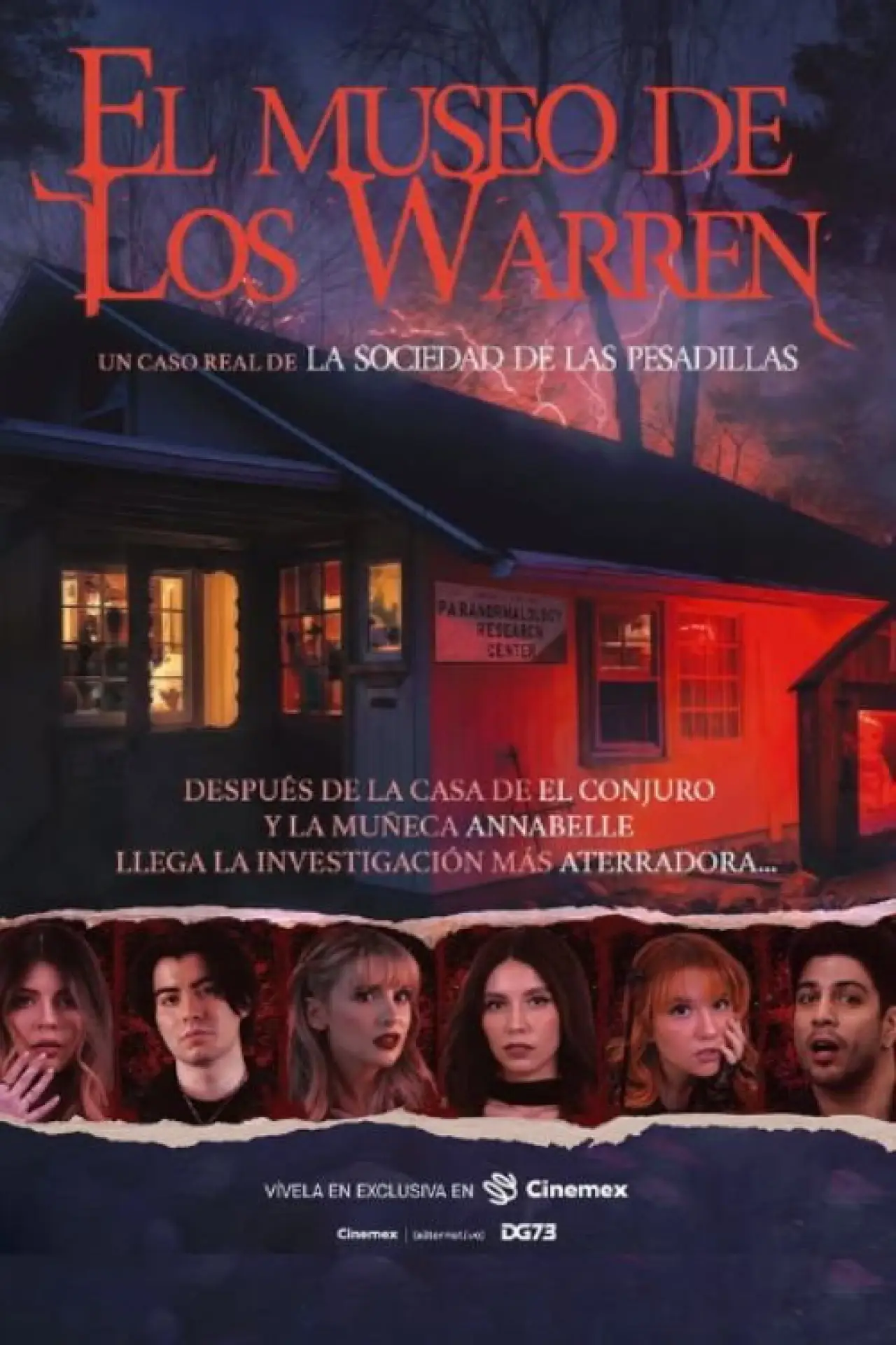 Movie poster "El Museo de los Warren: Un Caso Real de La Sociedad de las Pesadillas"