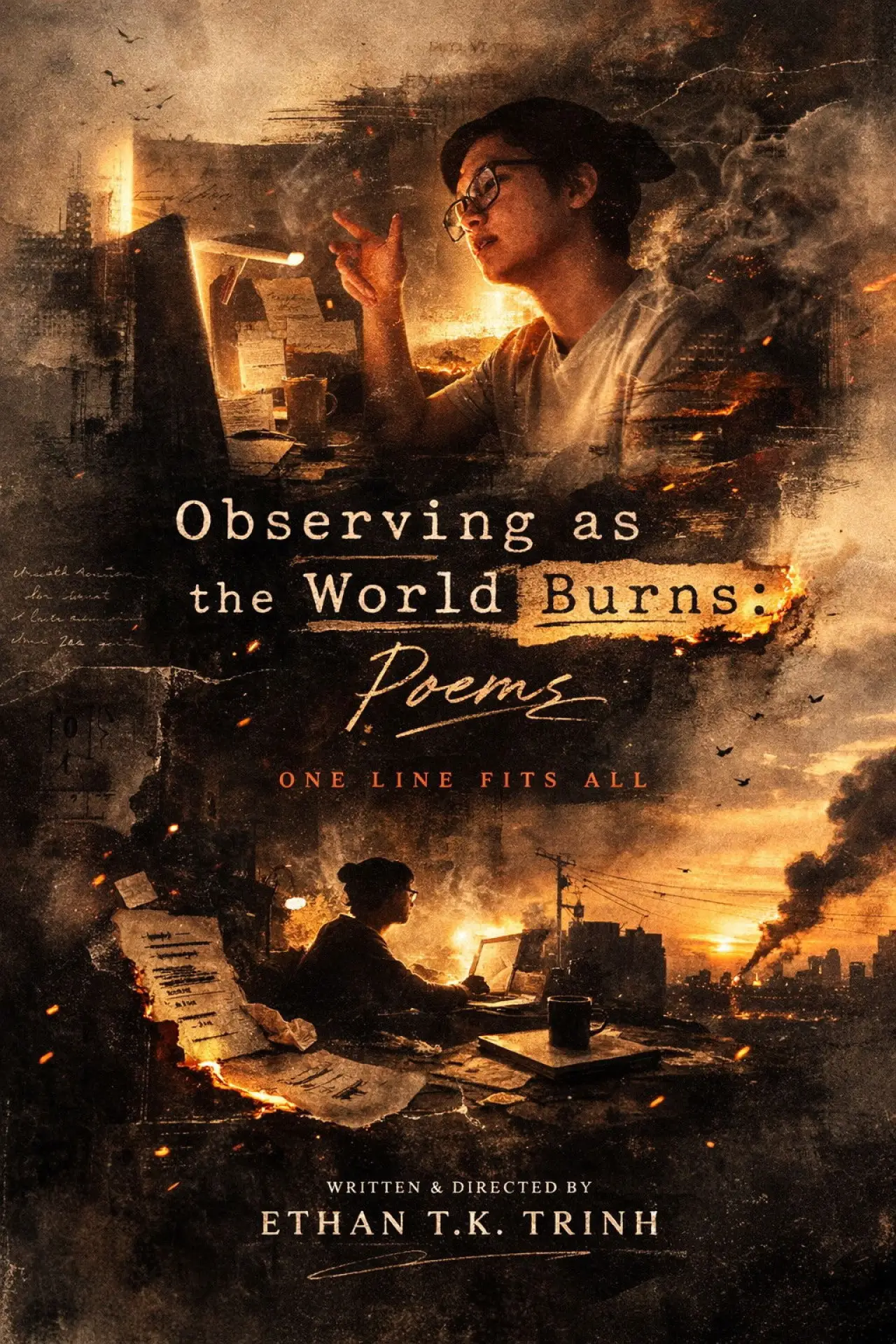 Movie poster "Observing as the World Burns"