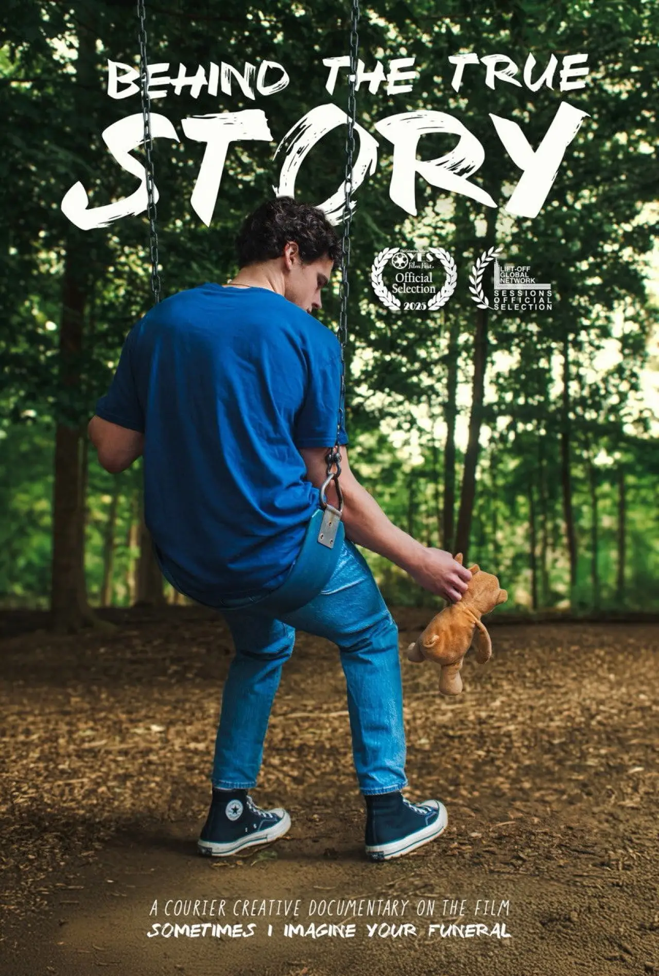 Movie poster "Behind the True Story of Sometimes I Imagine Your Funeral"