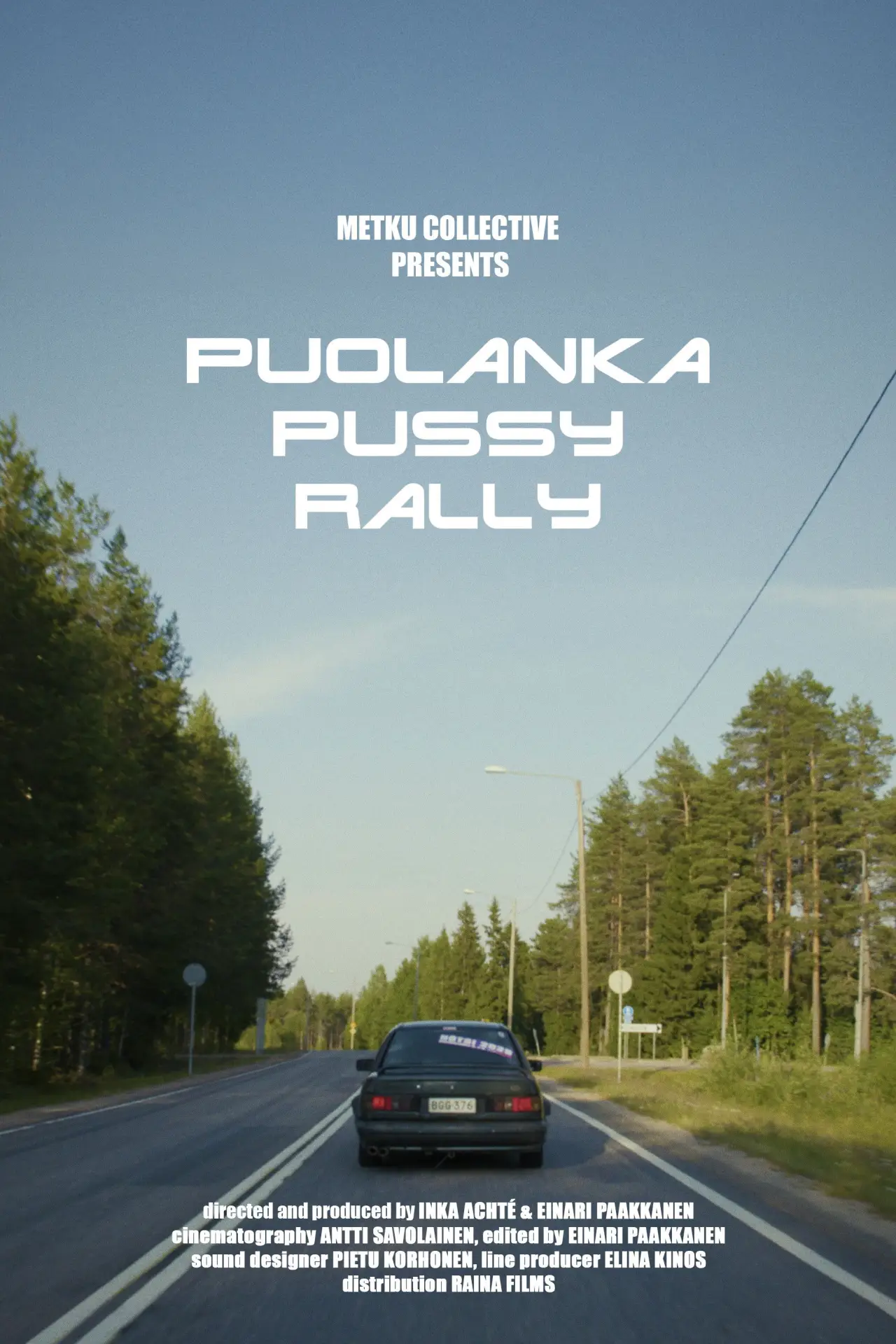 Movie poster "Puolanka Pussy Rally"