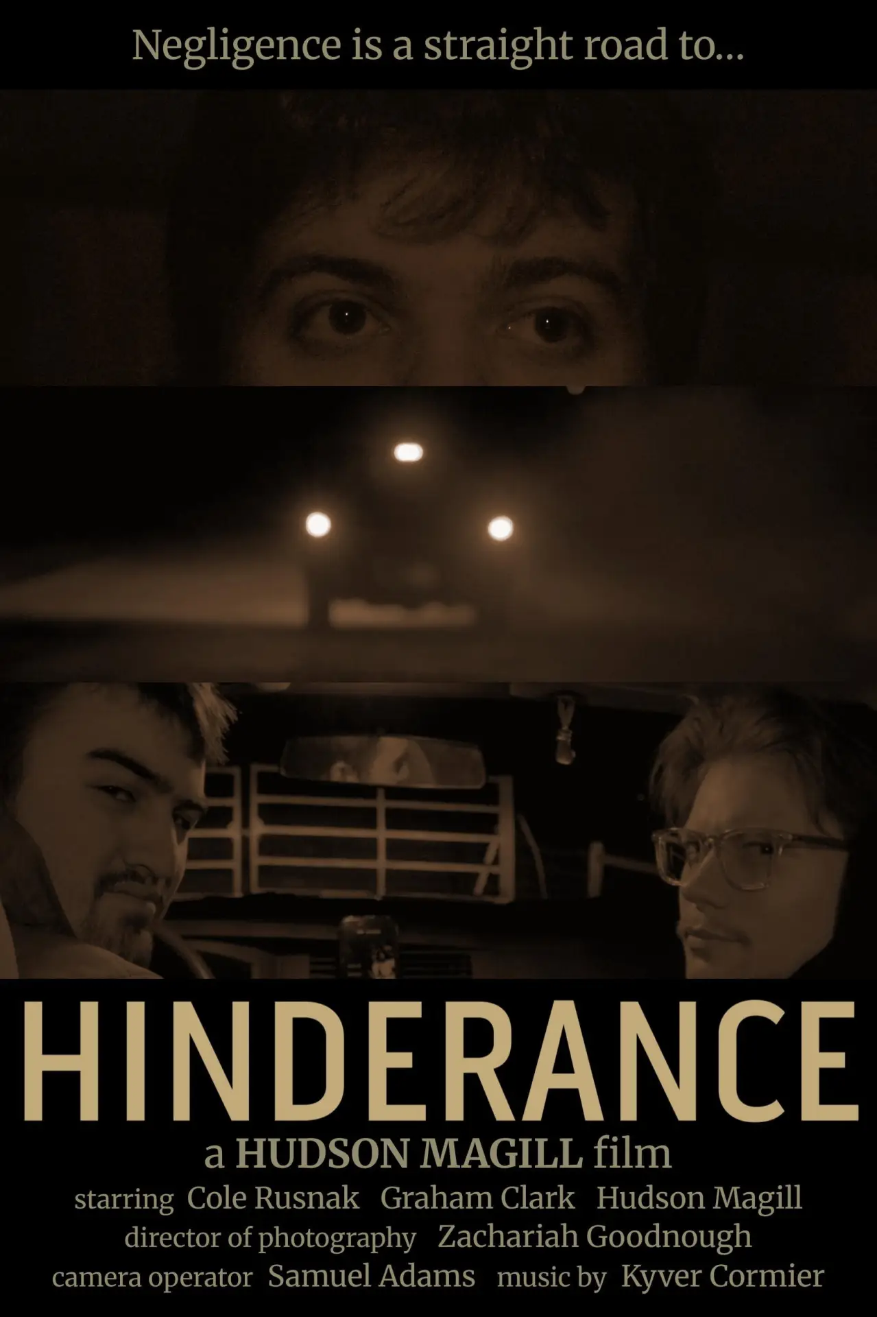 Movie poster "Hinderance"