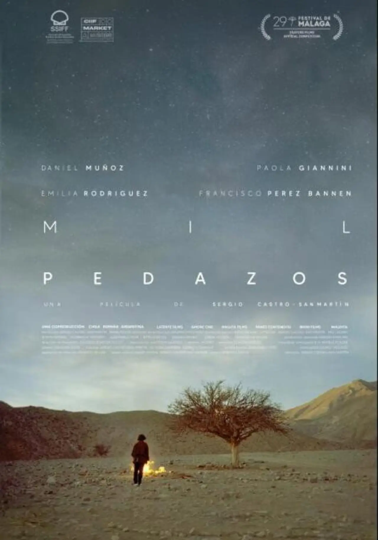 Movie poster "Mil pedazos"