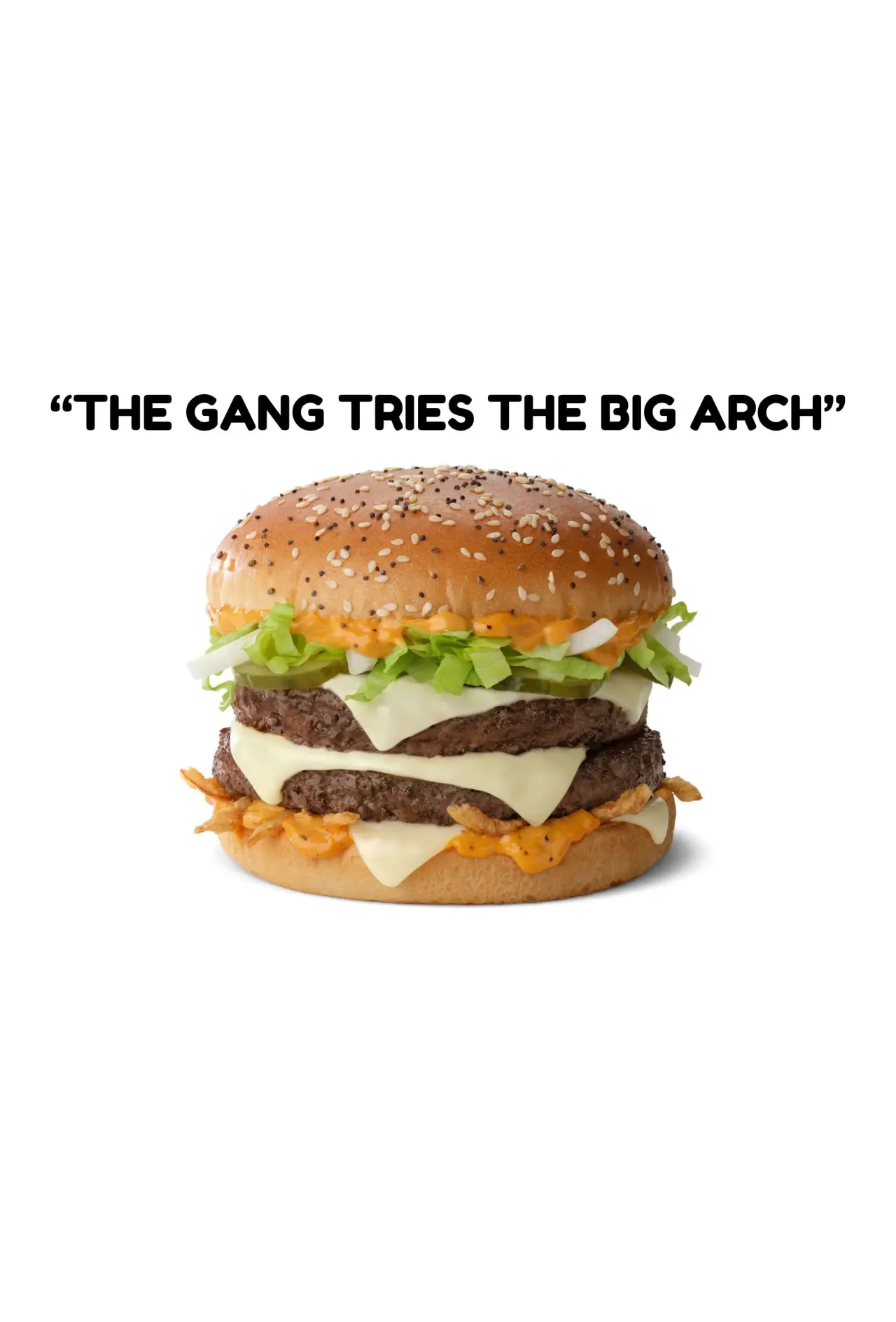 Movie poster ""The Gang Tries The Big Arch""