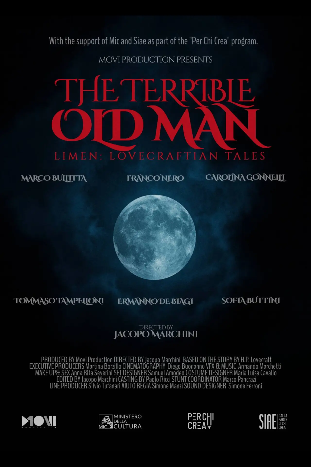 Movie poster "Il Vecchio Terribile"