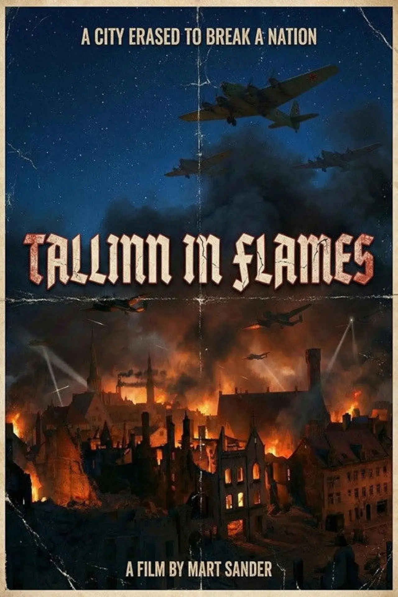 Movie poster "Tallinn in Flames"