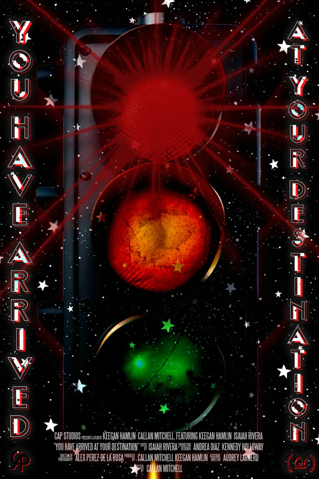 Movie poster "You Have Arrived At Your Destination"