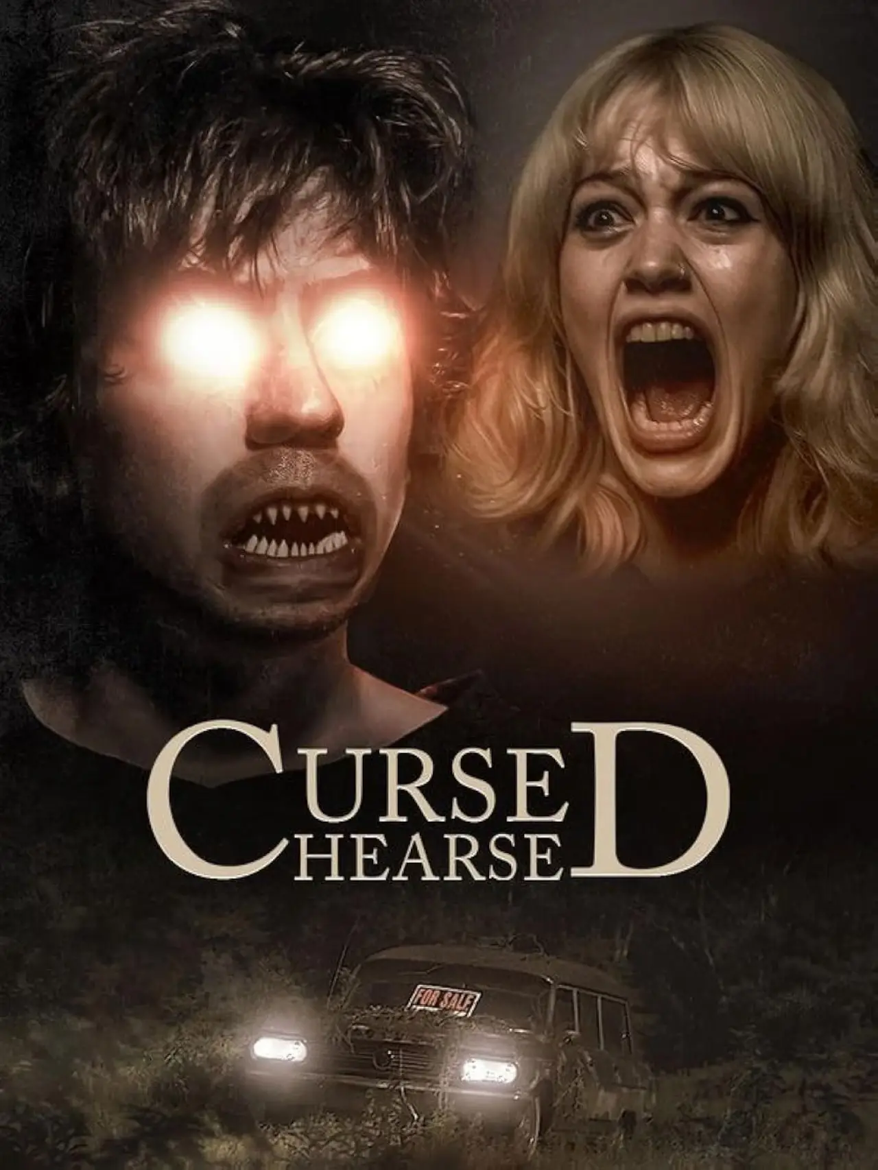 Movie poster "Cursed Hearse"