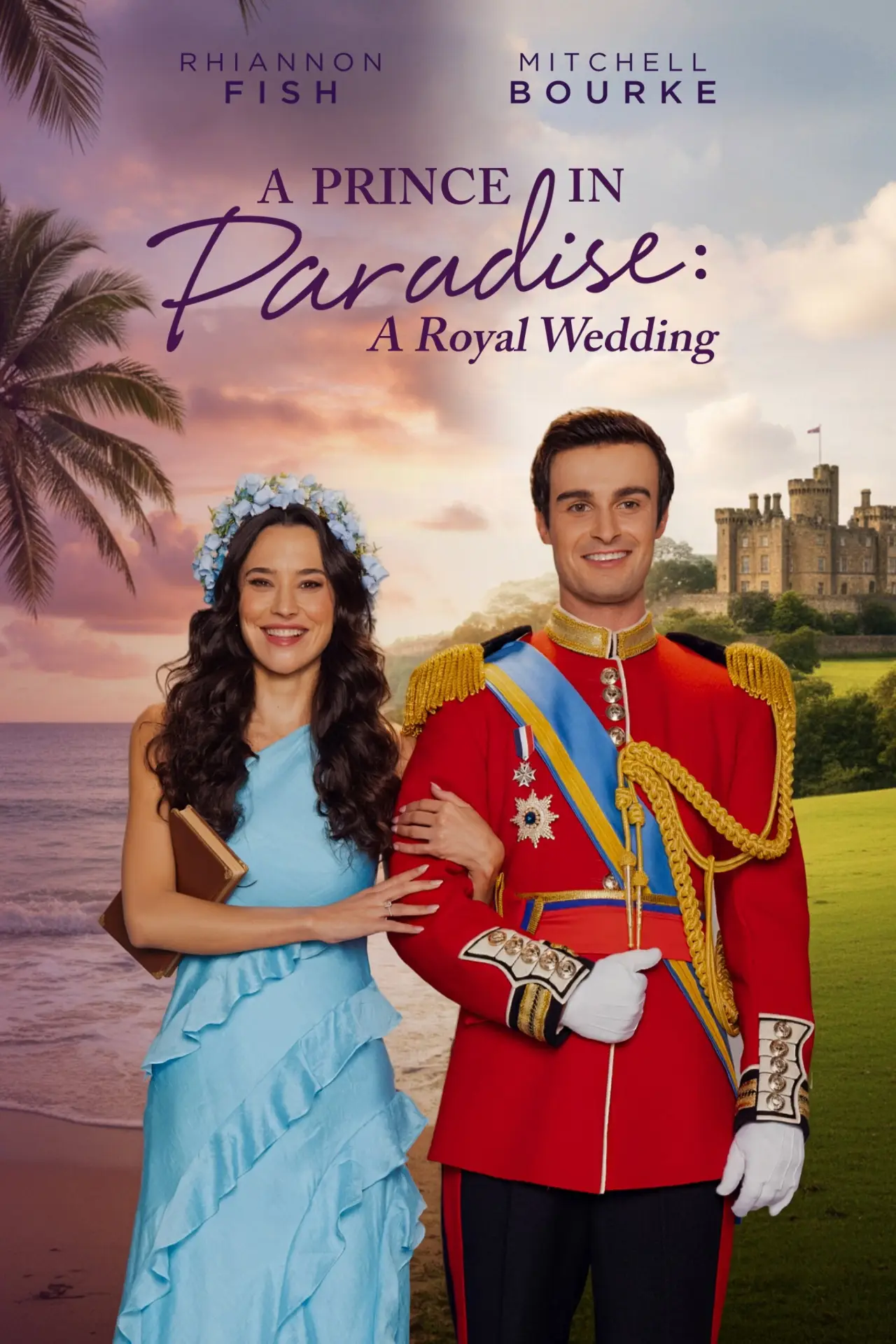 Movie poster "A Prince in Paradise: A Royal Wedding"