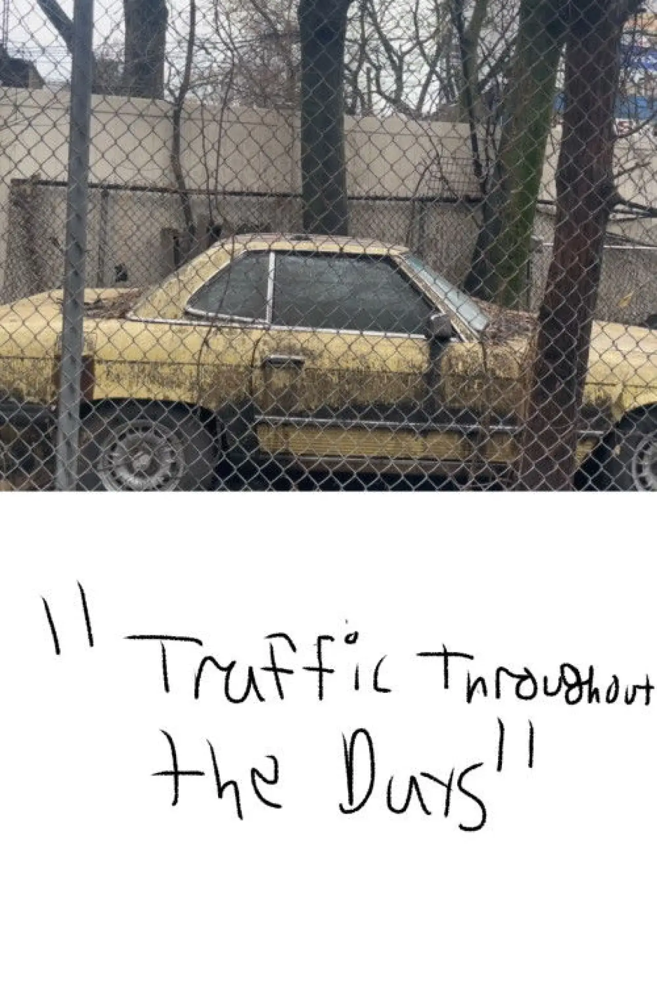 Movie poster "Traffic Throughout the Days"