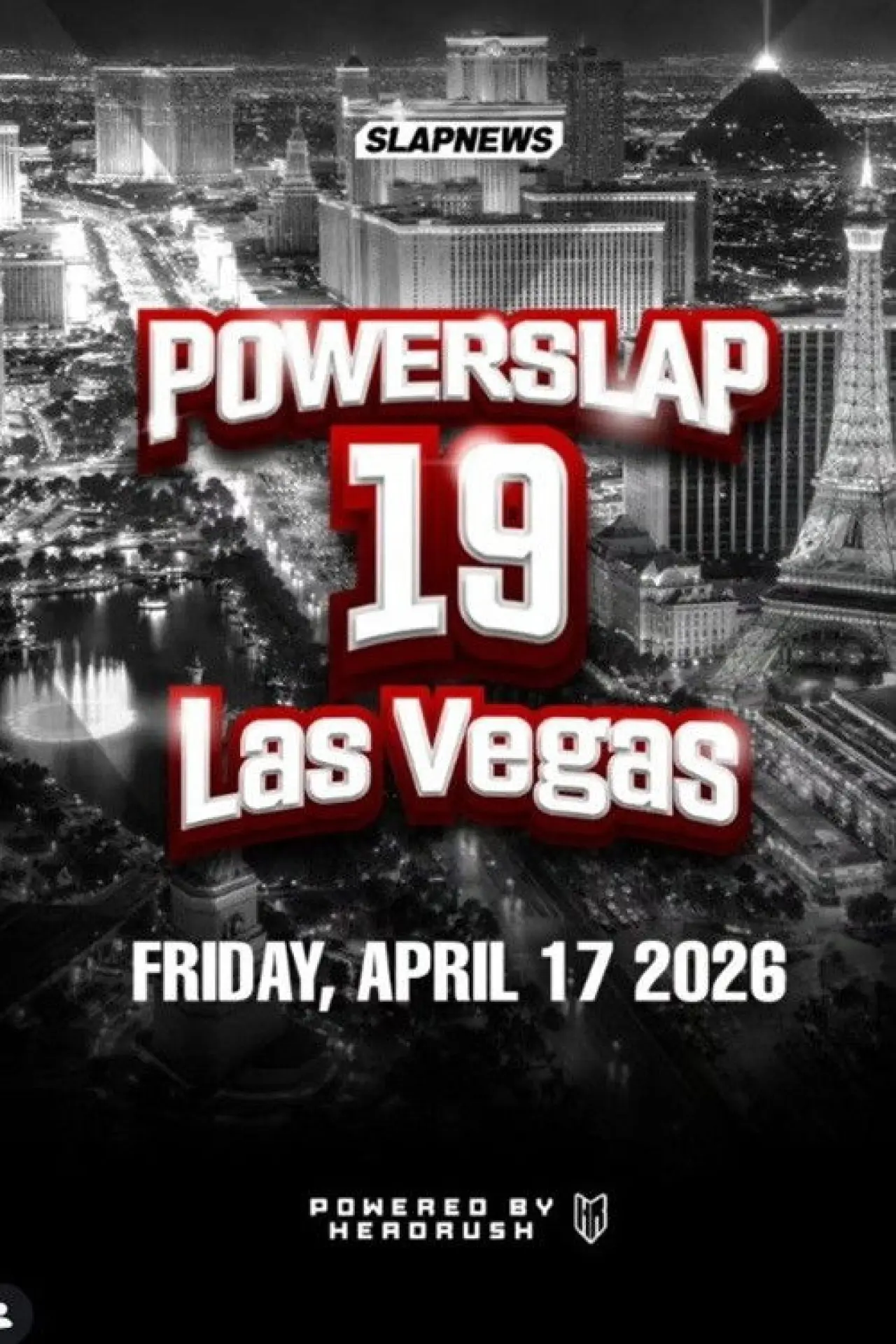 Movie poster "Power Slap 19"