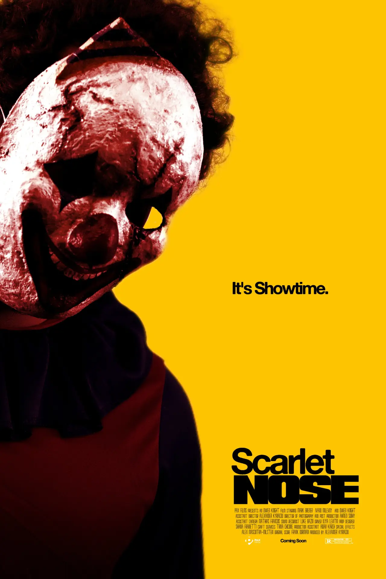 Movie poster "Scarlet Nose"