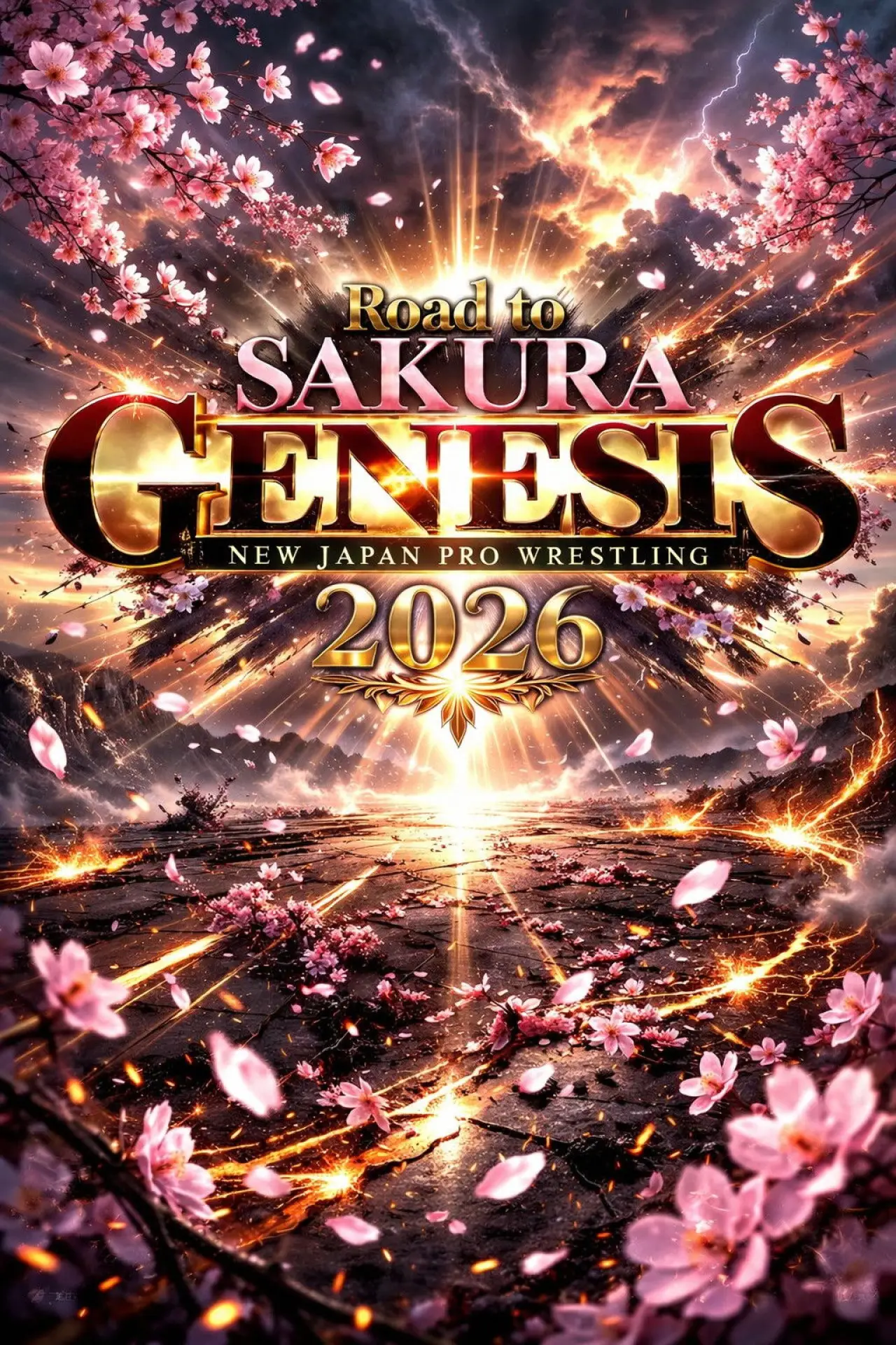 Movie poster "NJPW Road to Sakura Genesis 2026 - Day 2"